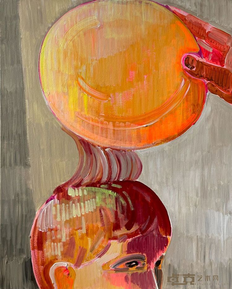 静电 50x40cm 布面丙烯 2022