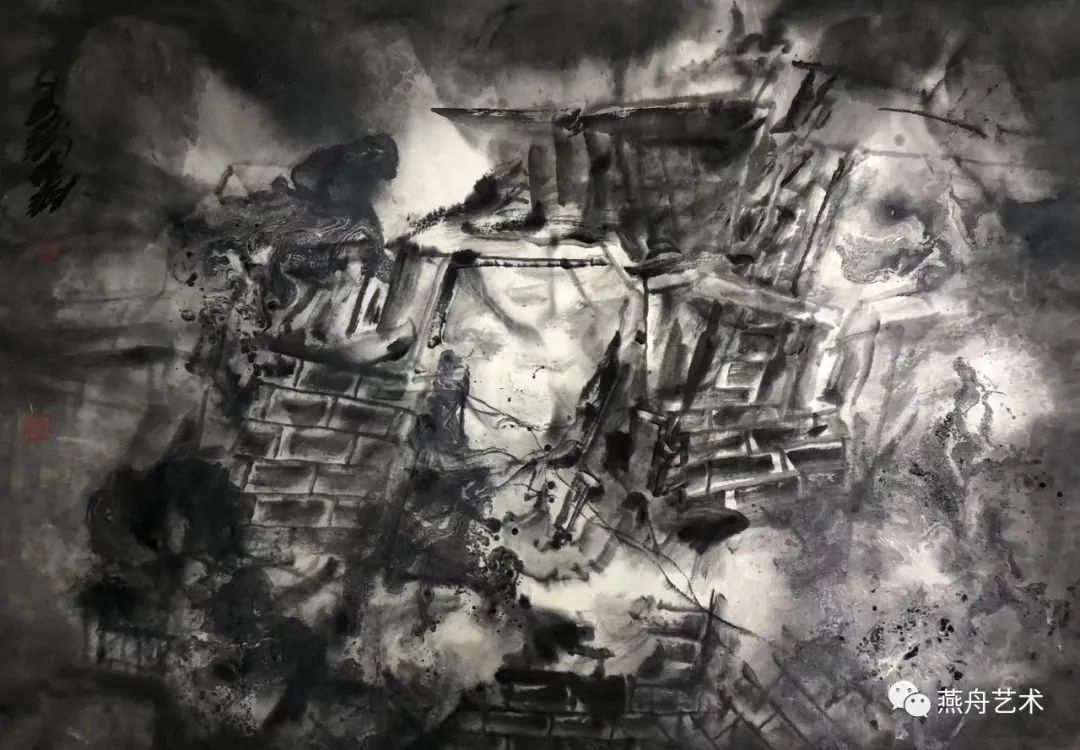 天花乱坠——刘鸣的水墨世界