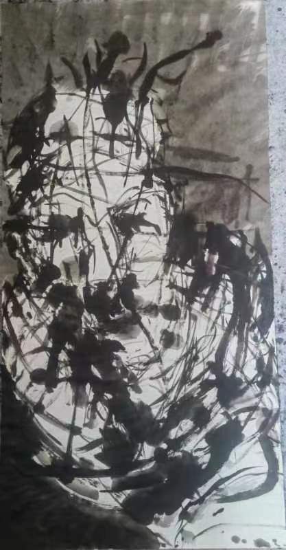 亘古pp情100x55cm