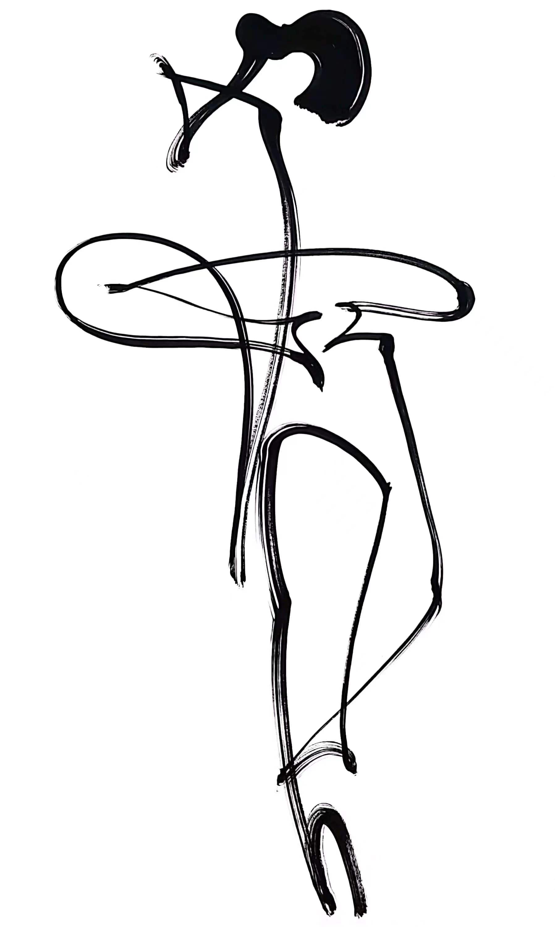 抽象画如影随形，物是人非系列五67×110cm