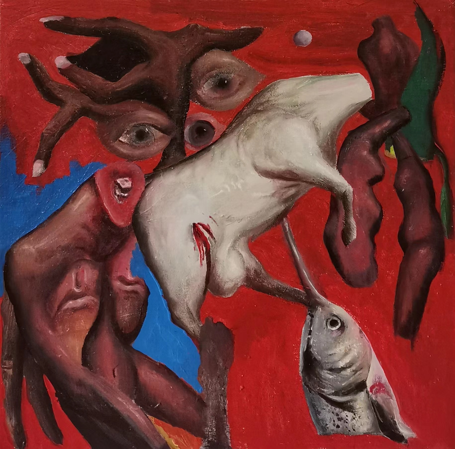 刺穿我50×50cm