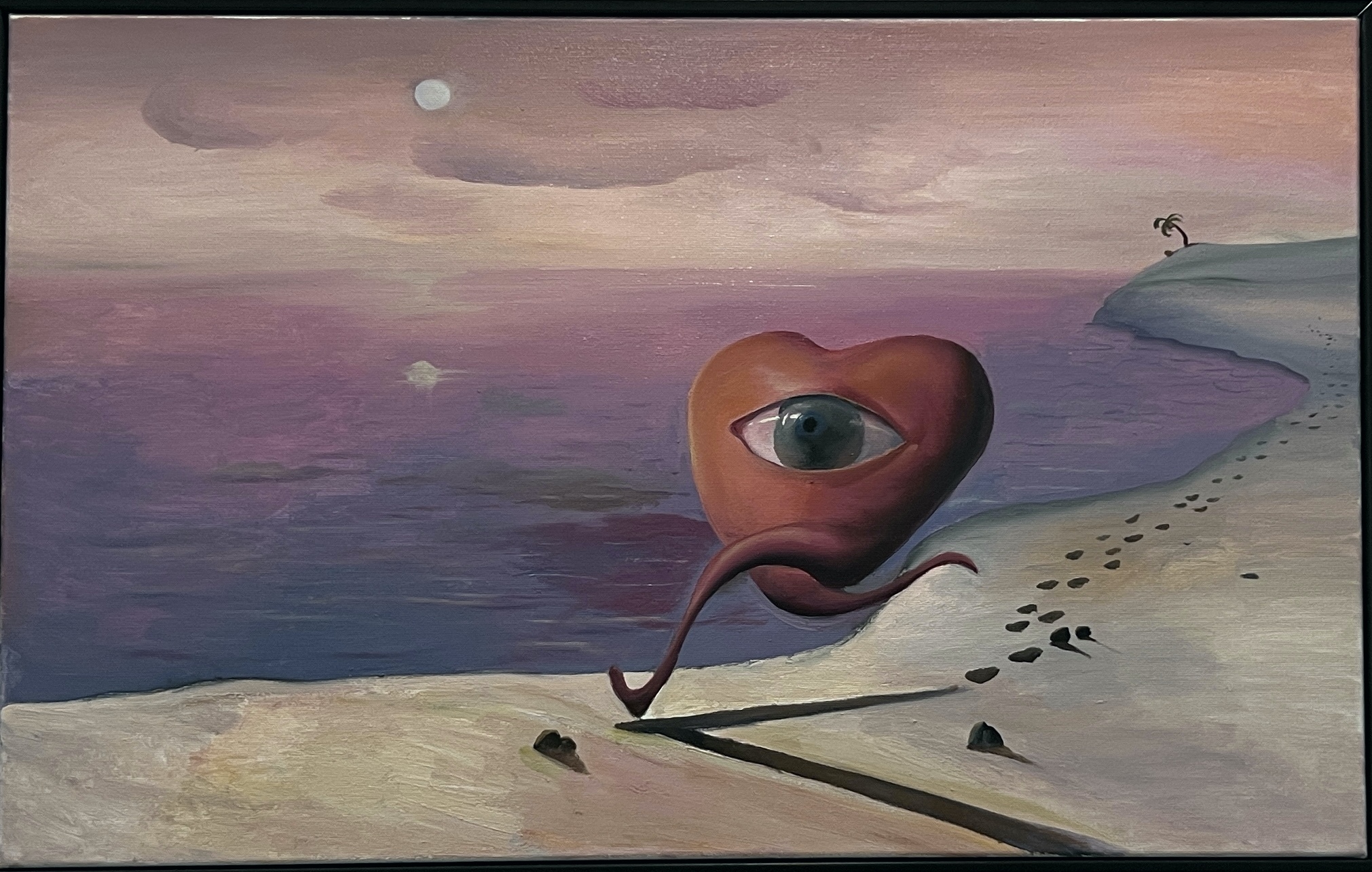 在海边奔跑50×80 cm