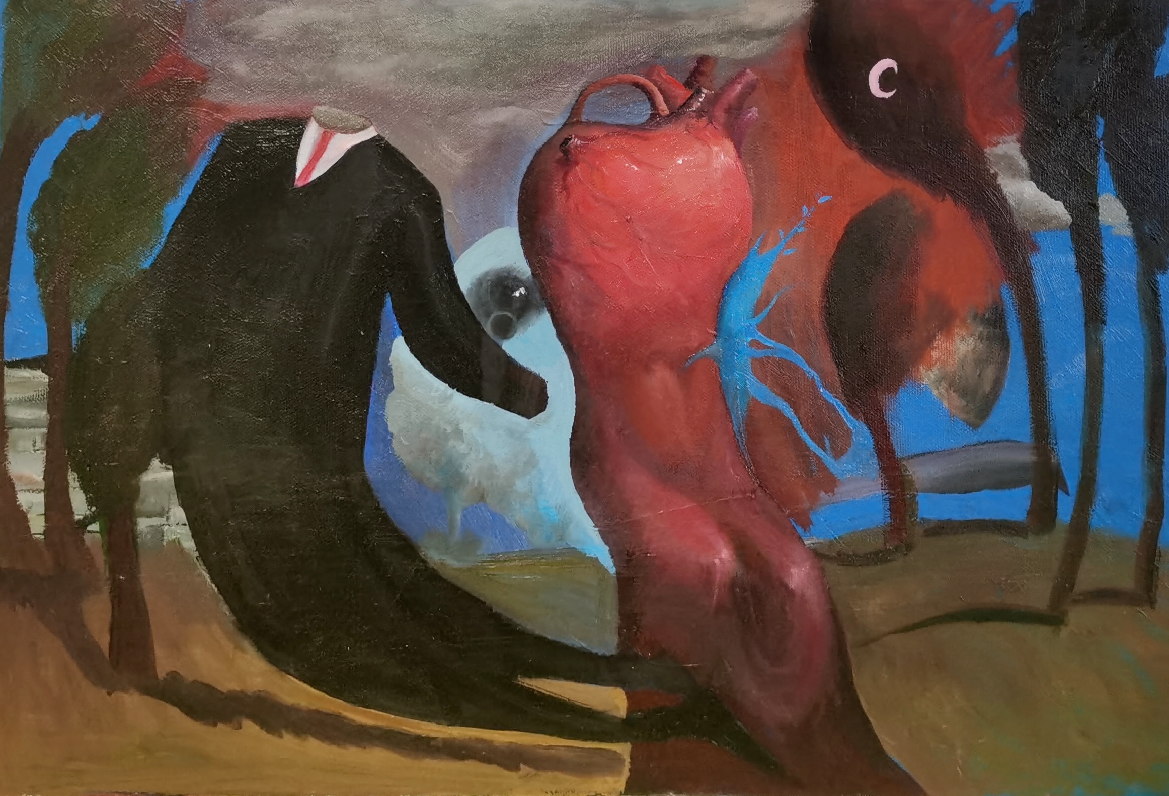 乖离40×60 cm