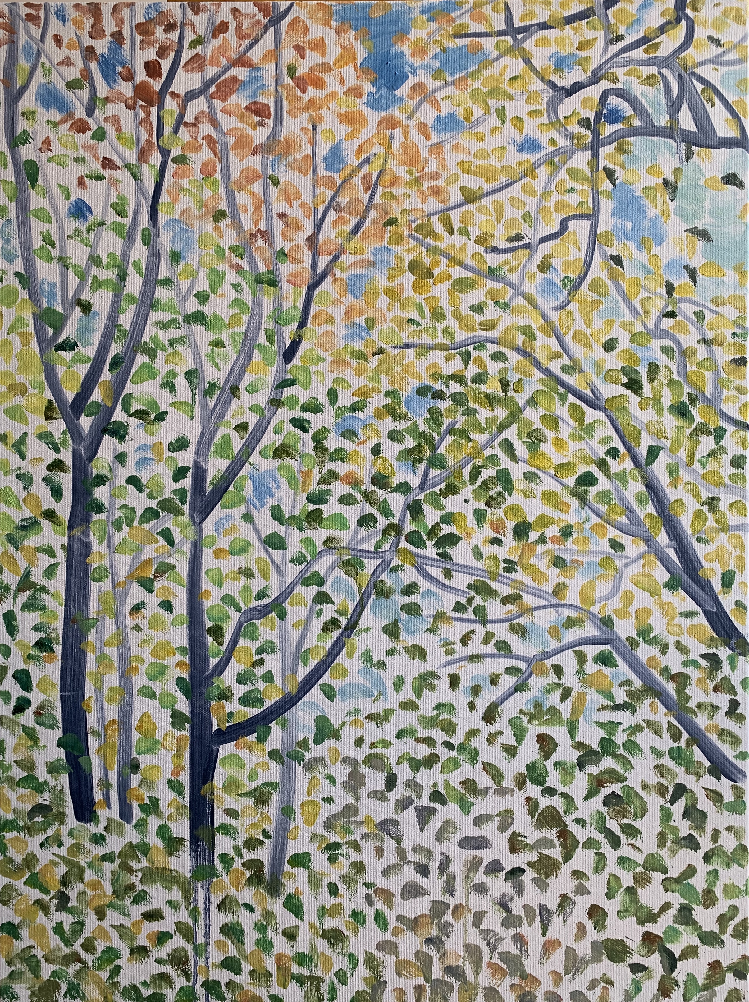 秋韵系列No.8880x60cm