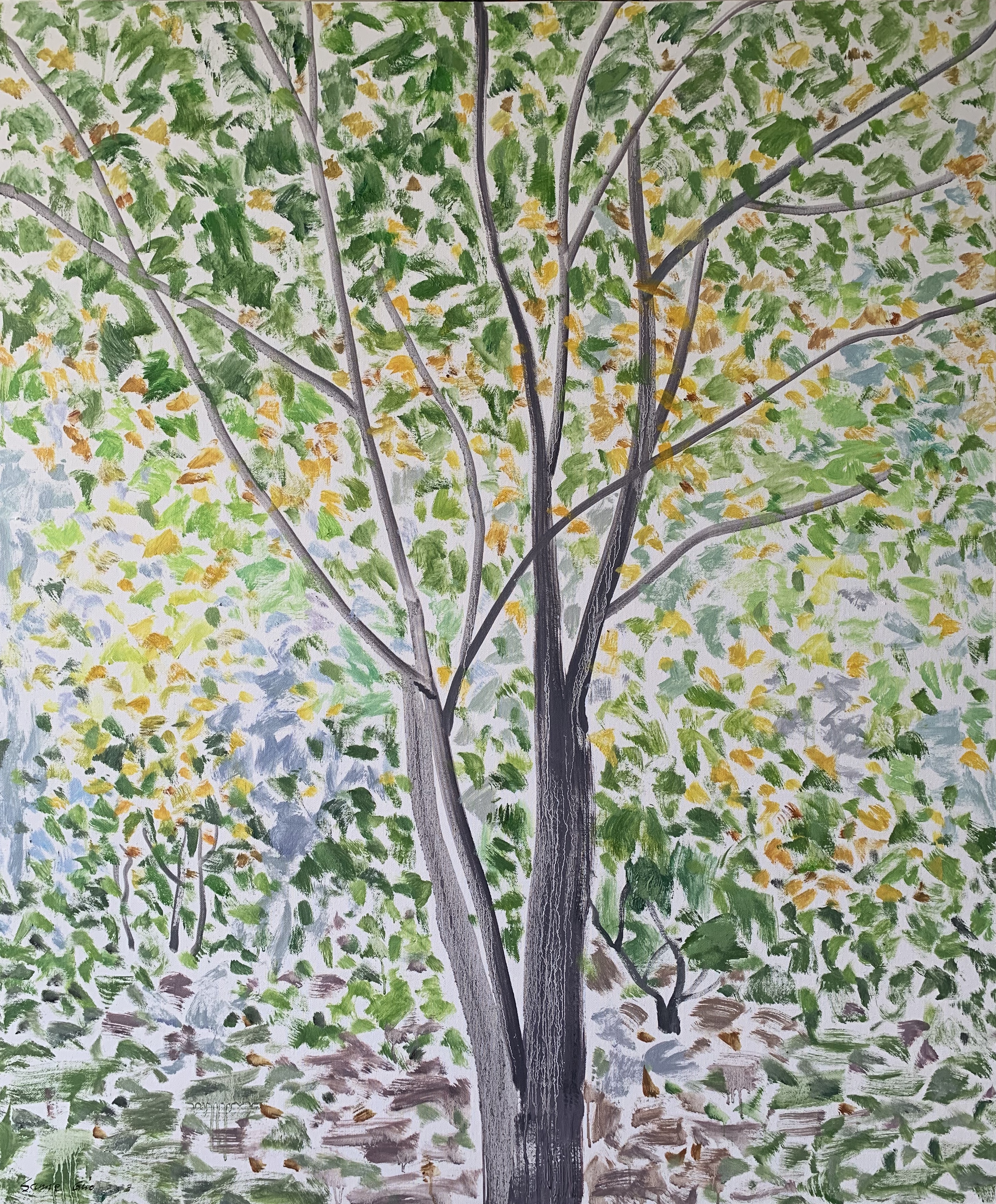 秋韵系列No.6580x60cm