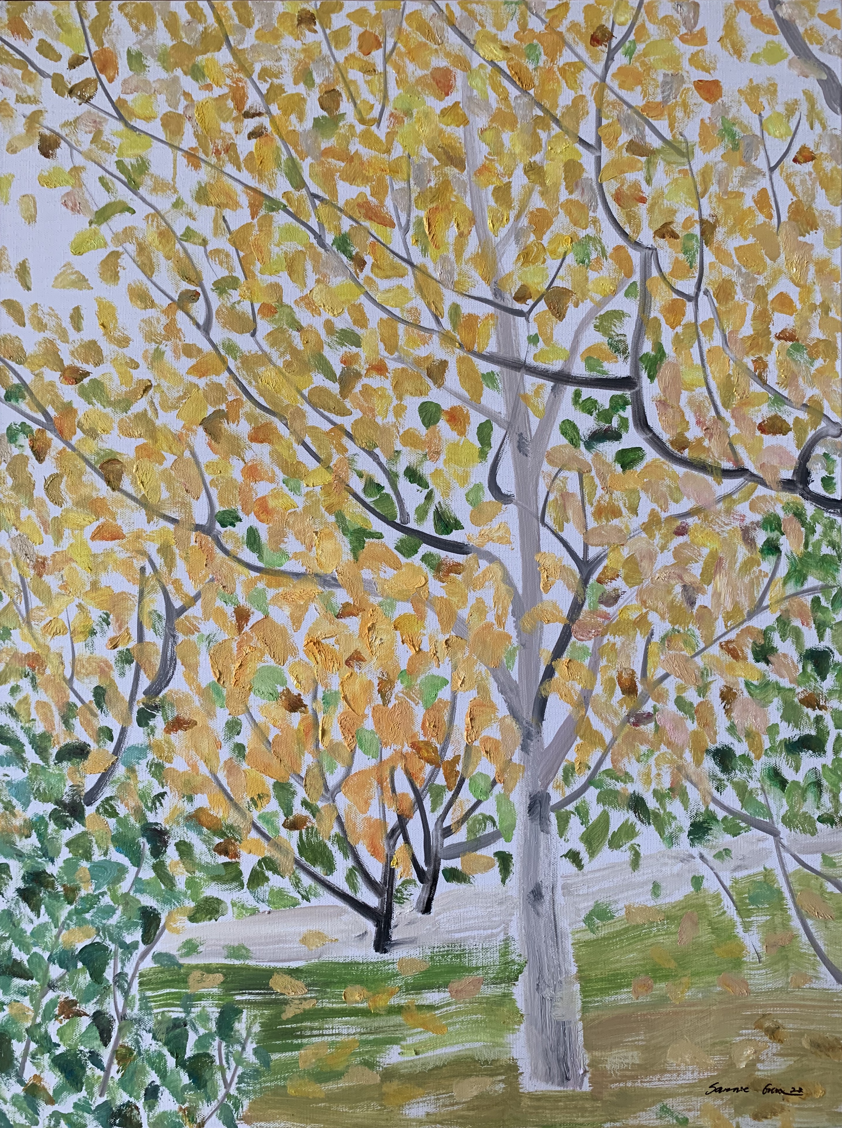 秋韵系列No.5380x60cm