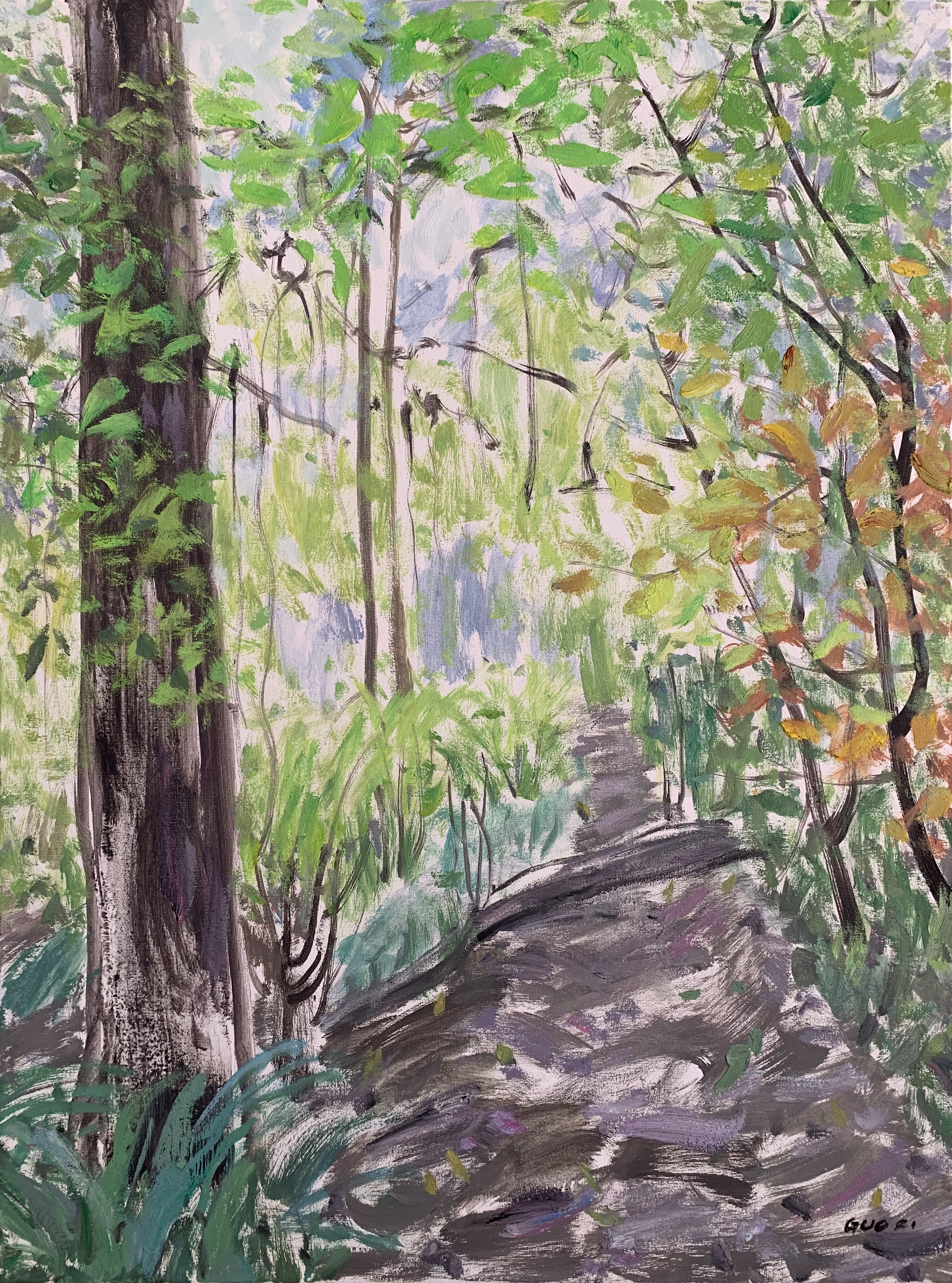 秋韵系列No.3180x60cm