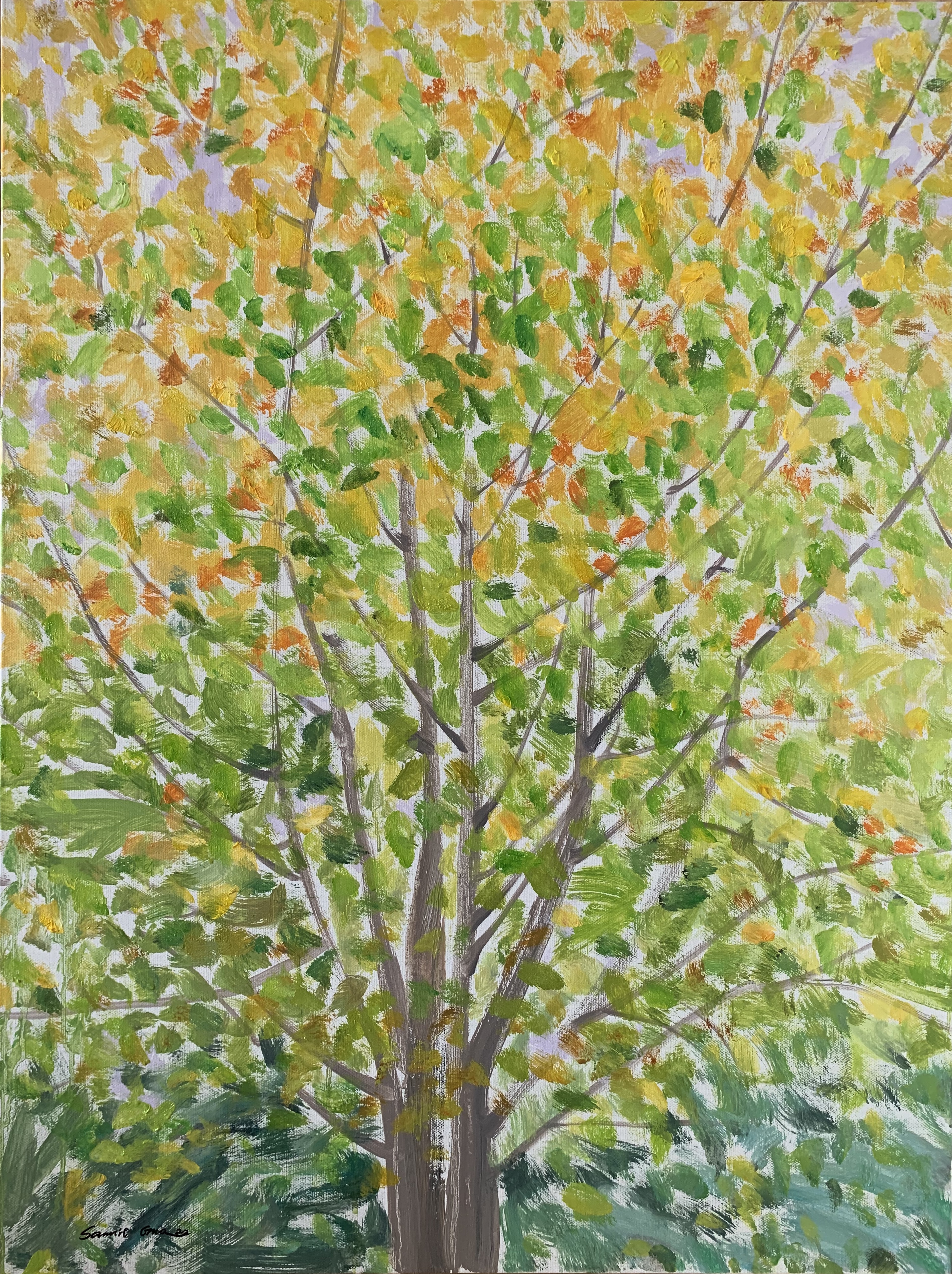 秋韵系列No.5180x60cm