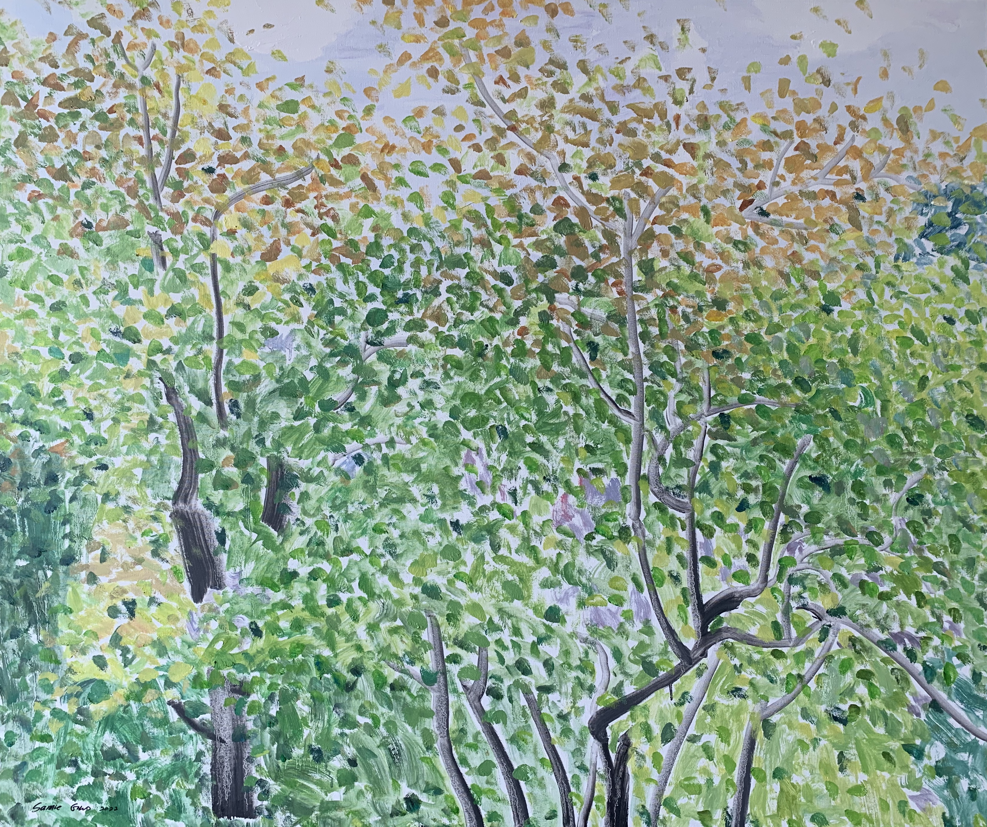 秋韵系列No.63120x100cm