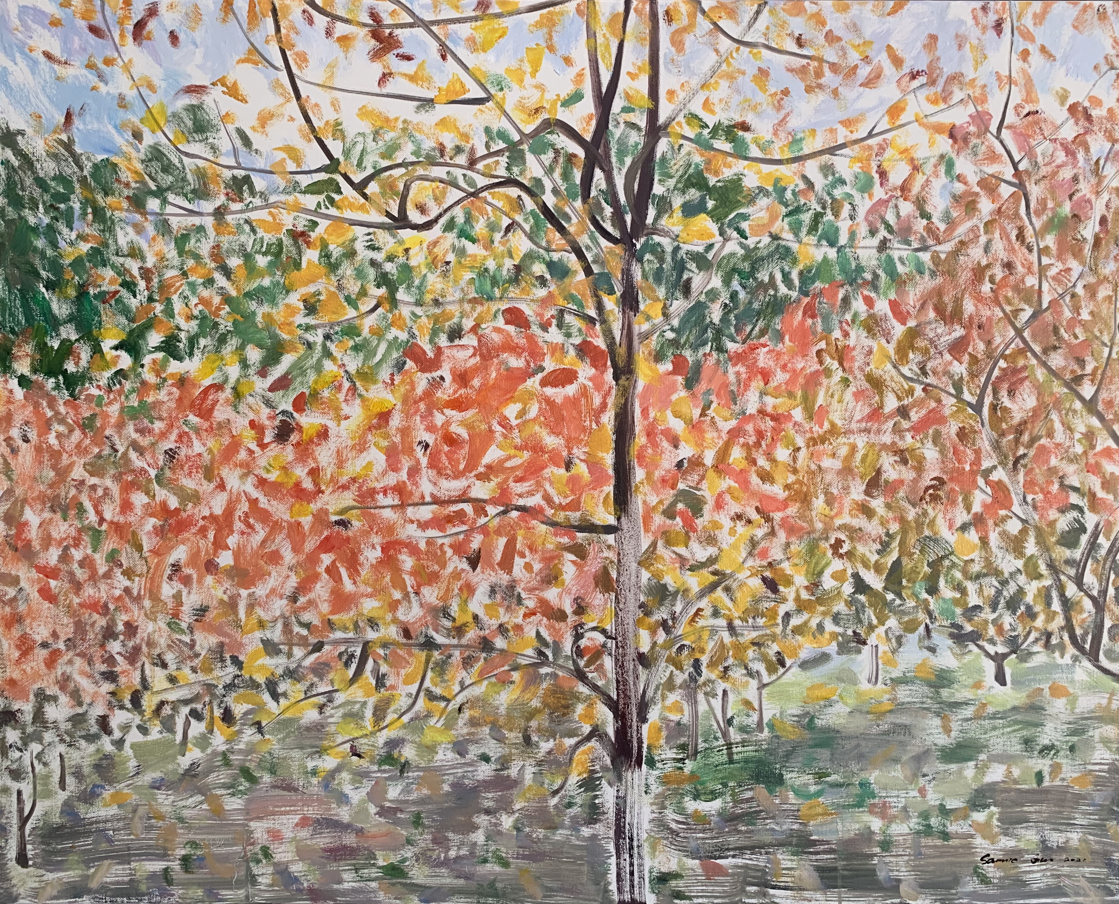 秋韵系列No.4271x51cm