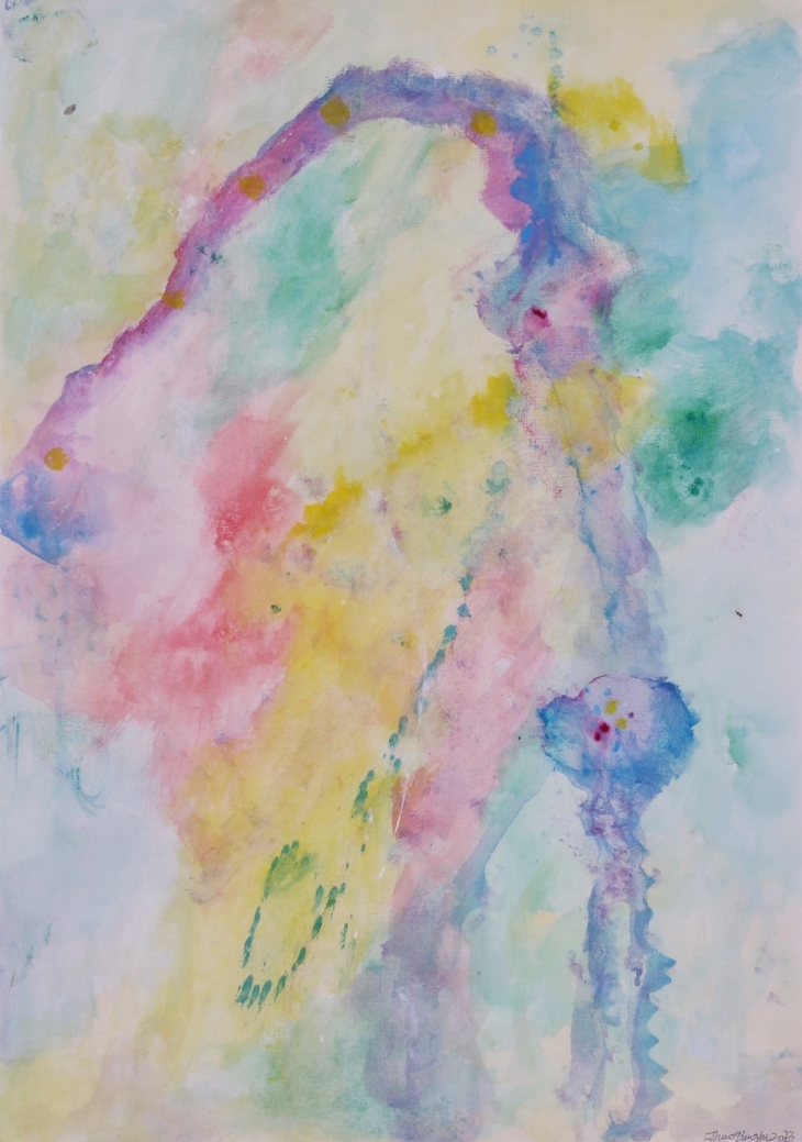浮游系列753×76cm
