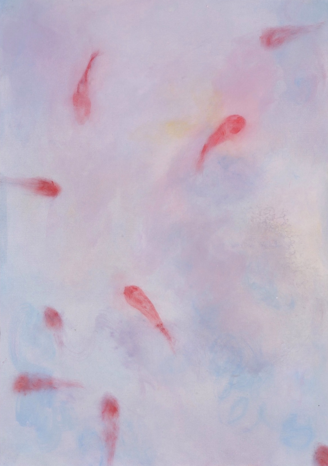 浮游系列253×76cm