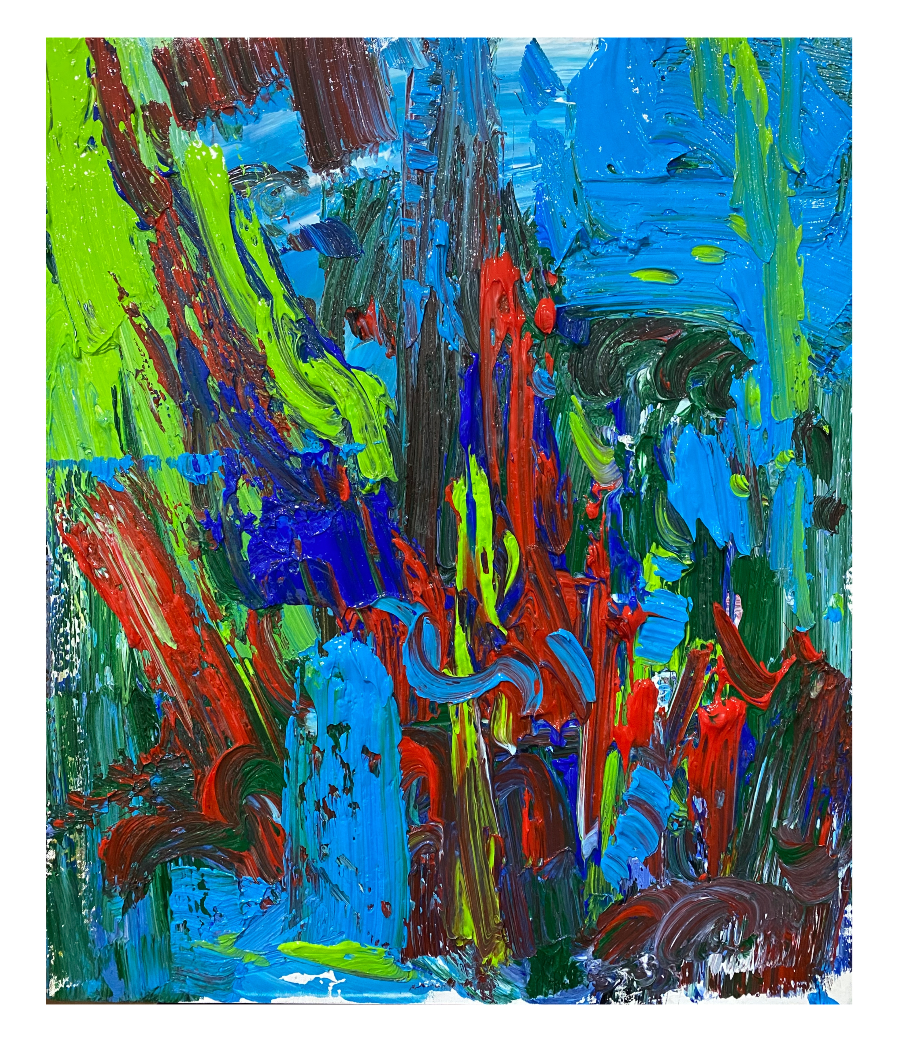 抽象系列no·二一60x50cm