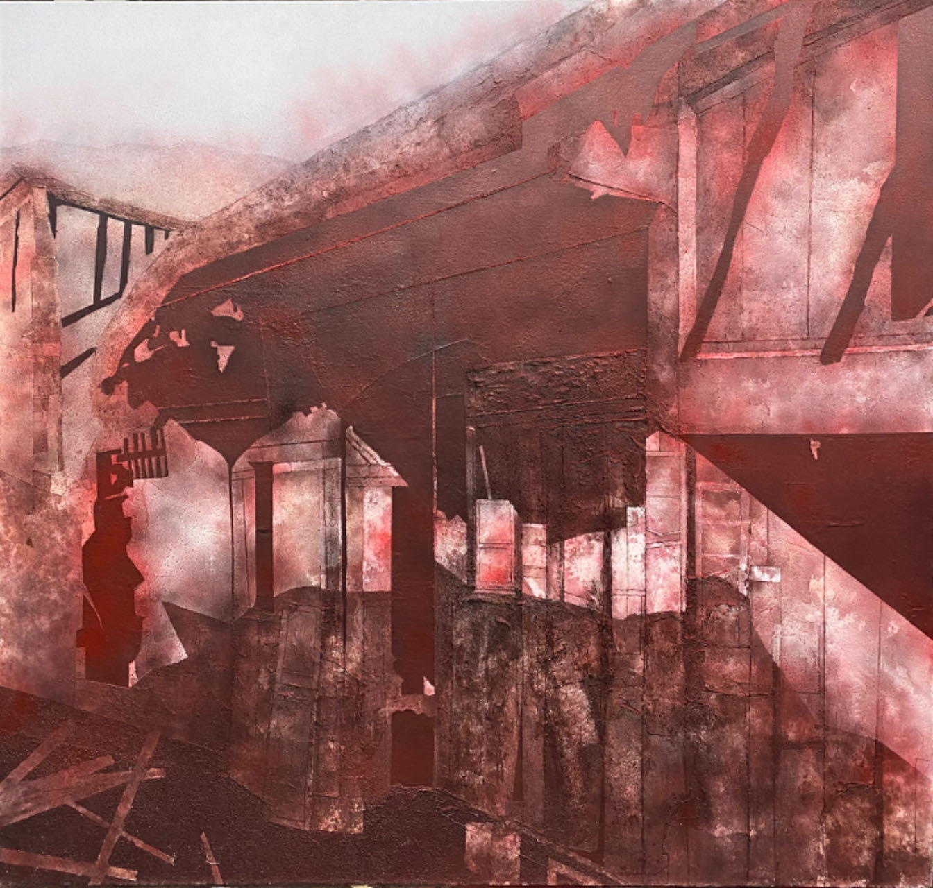 《故居·墨韵》170x180cm