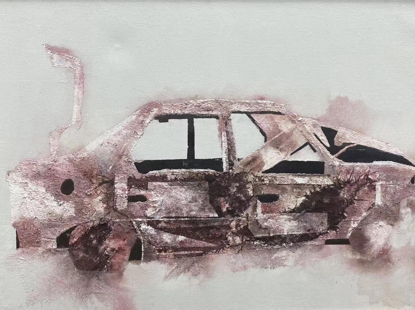 《工业废墟·痕迹之十一》100x80cm