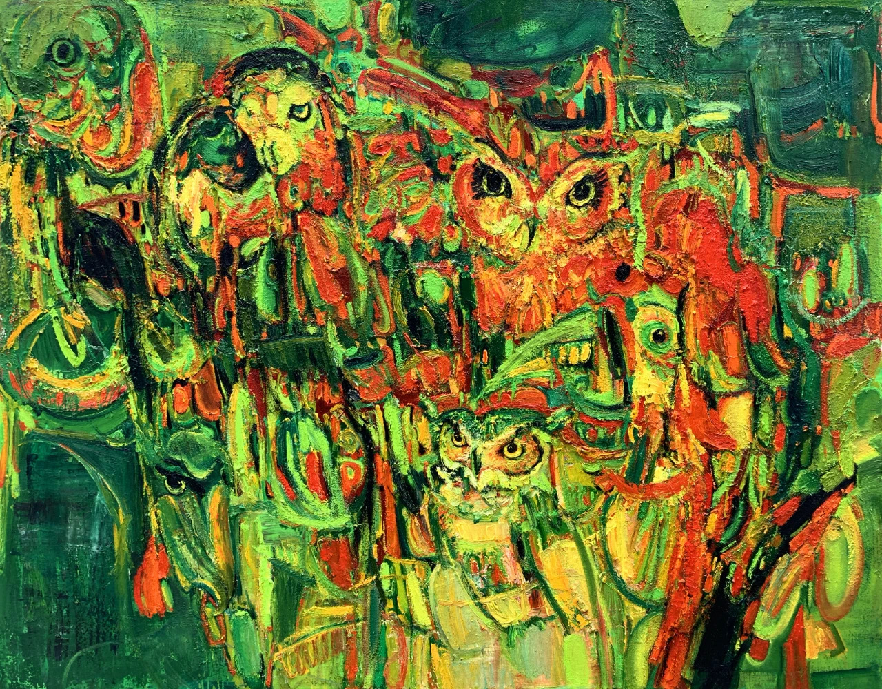 《寻觅内心深处的安宁》160x200cm