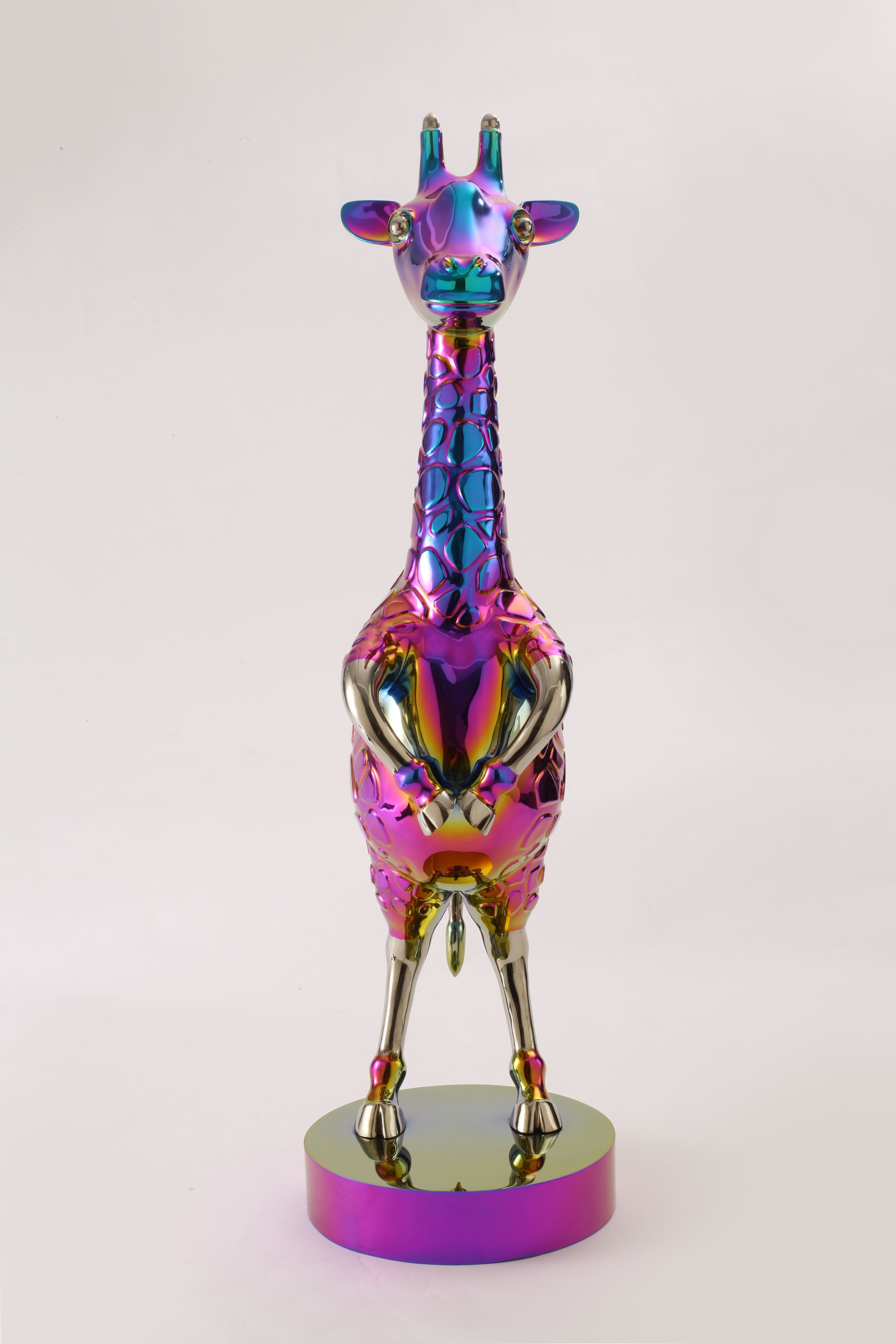 心系列（长颈鹿一）123×23×78cm