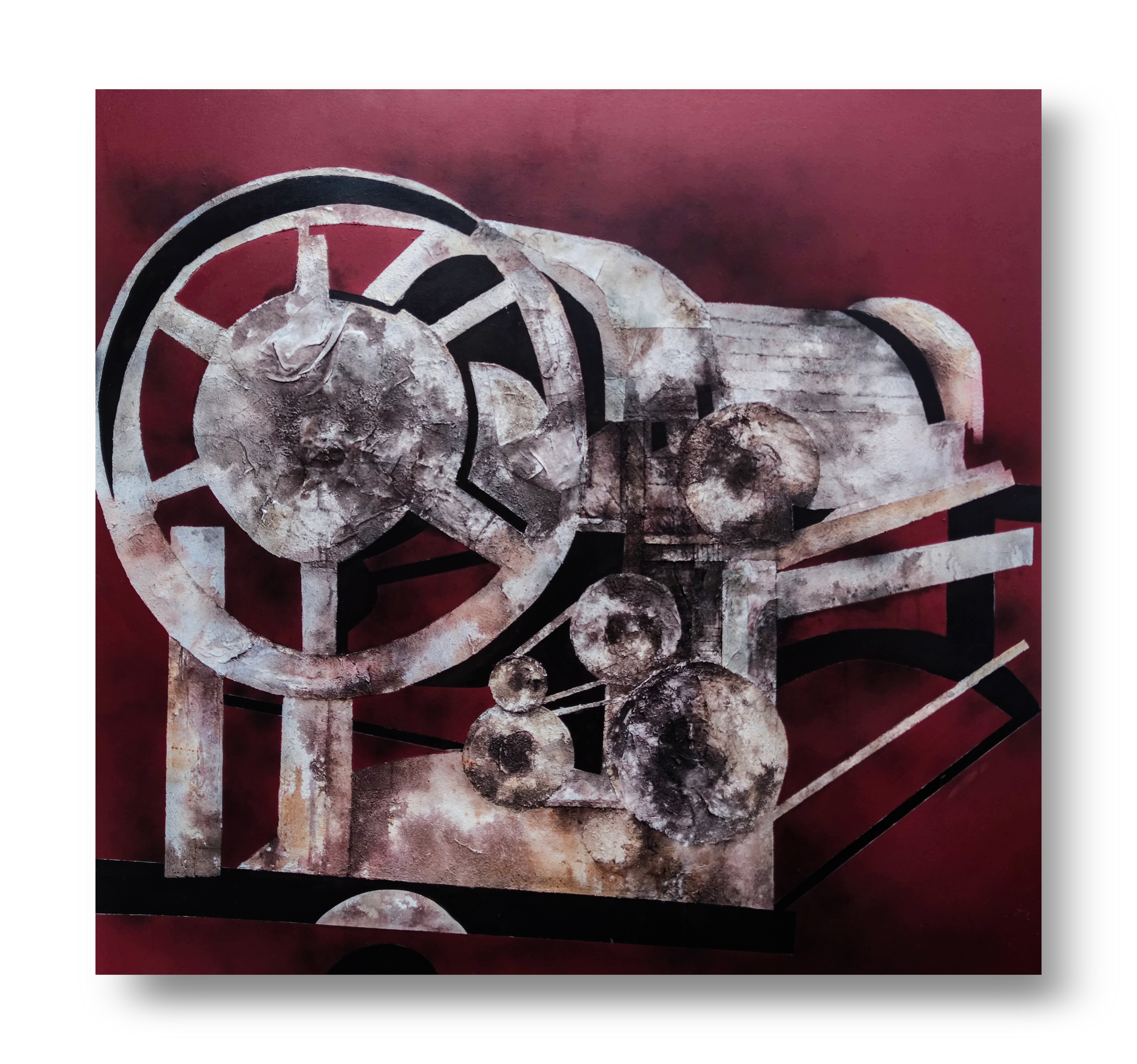 《工业废墟·痕迹之三》160x150cm