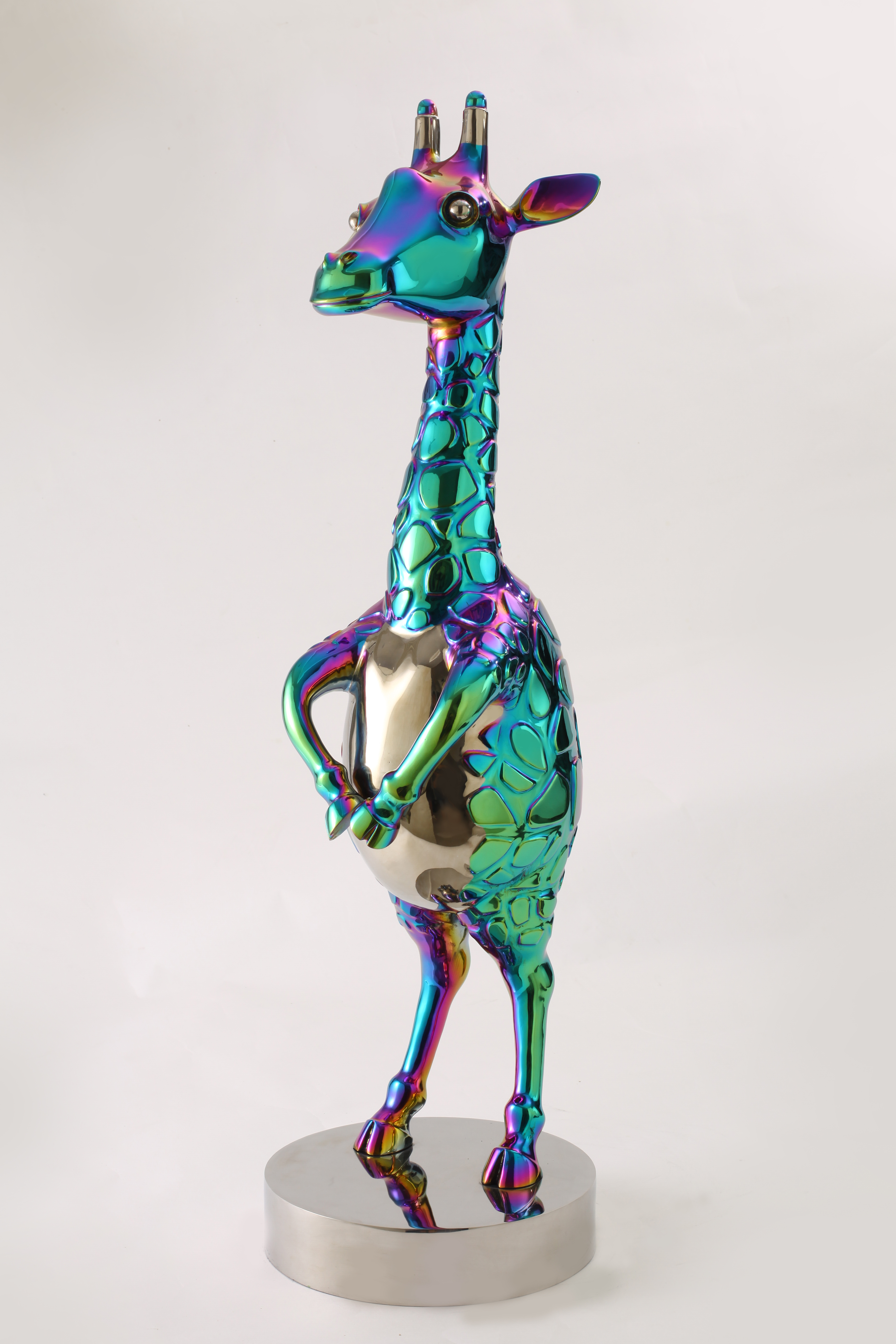 心系列（长颈鹿二）223×23×78cm
