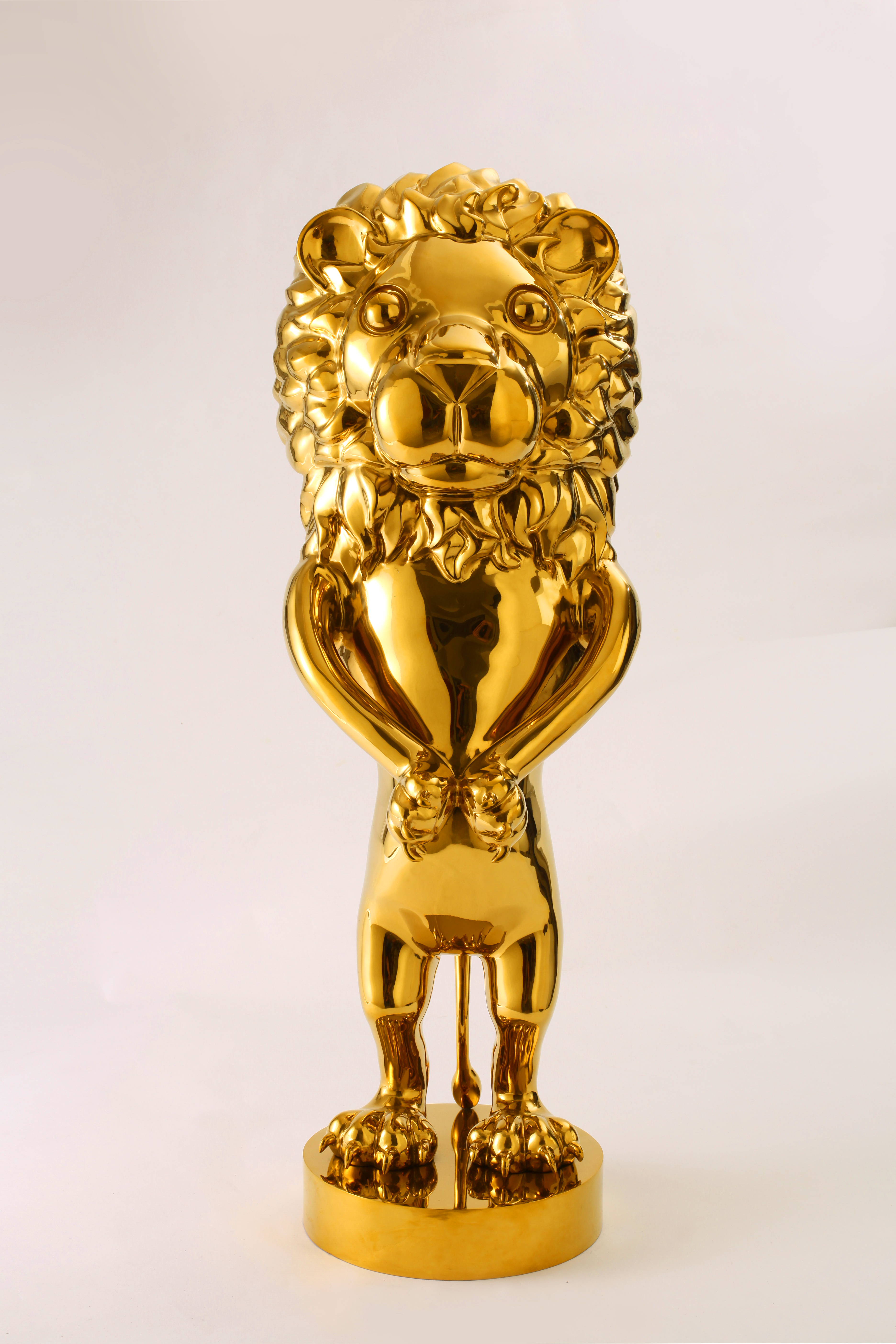 心系列（狮子二）128×32×78cm
