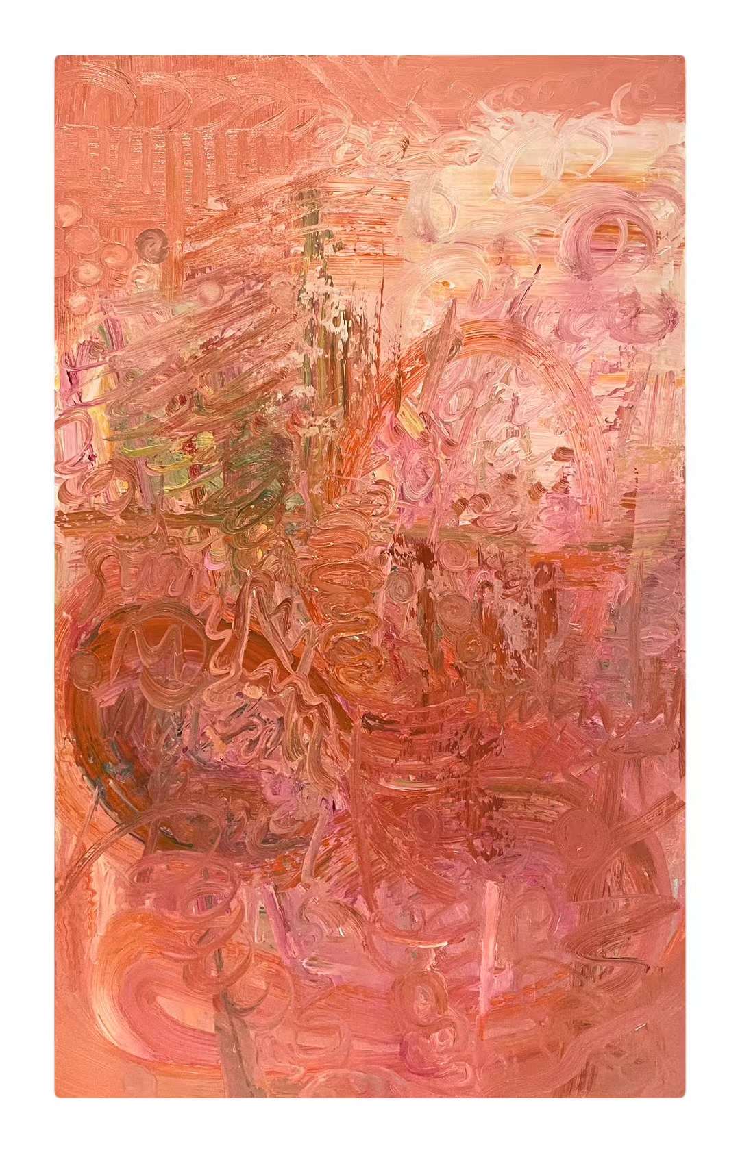 《梦魇中迷失的双瞳》100x60cm