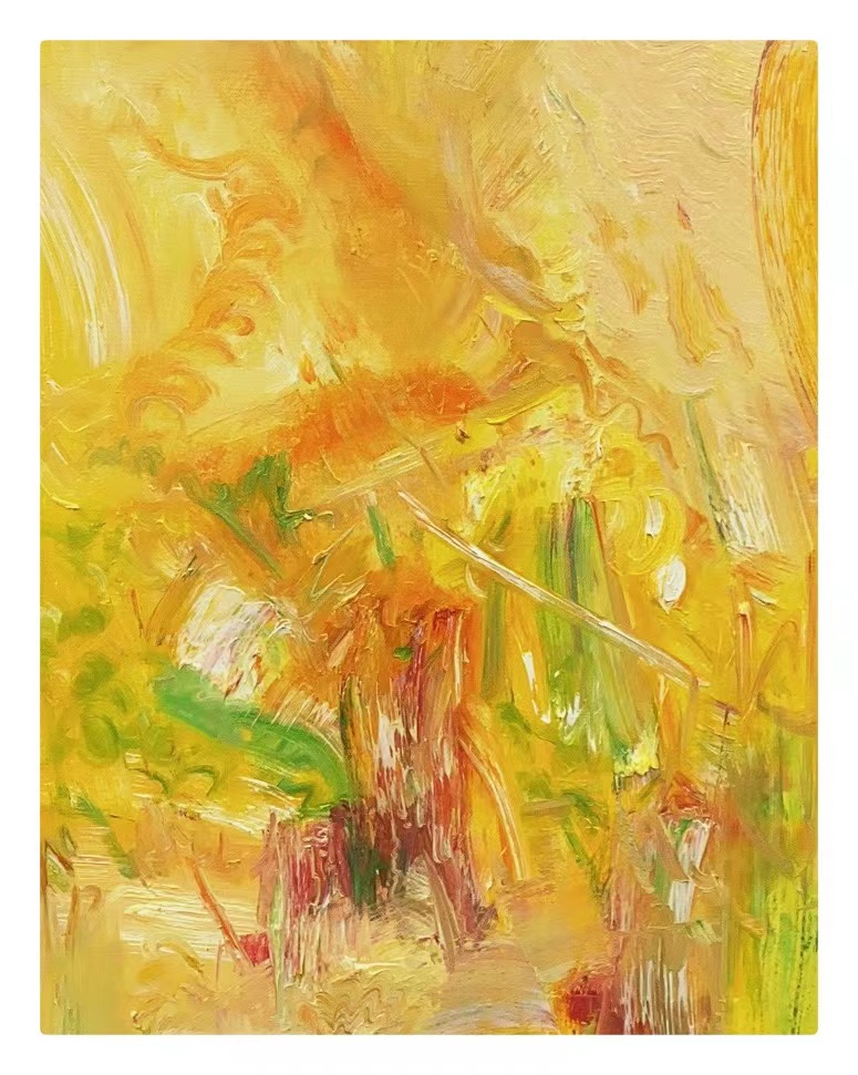 《梦田花语之三》61x73cm