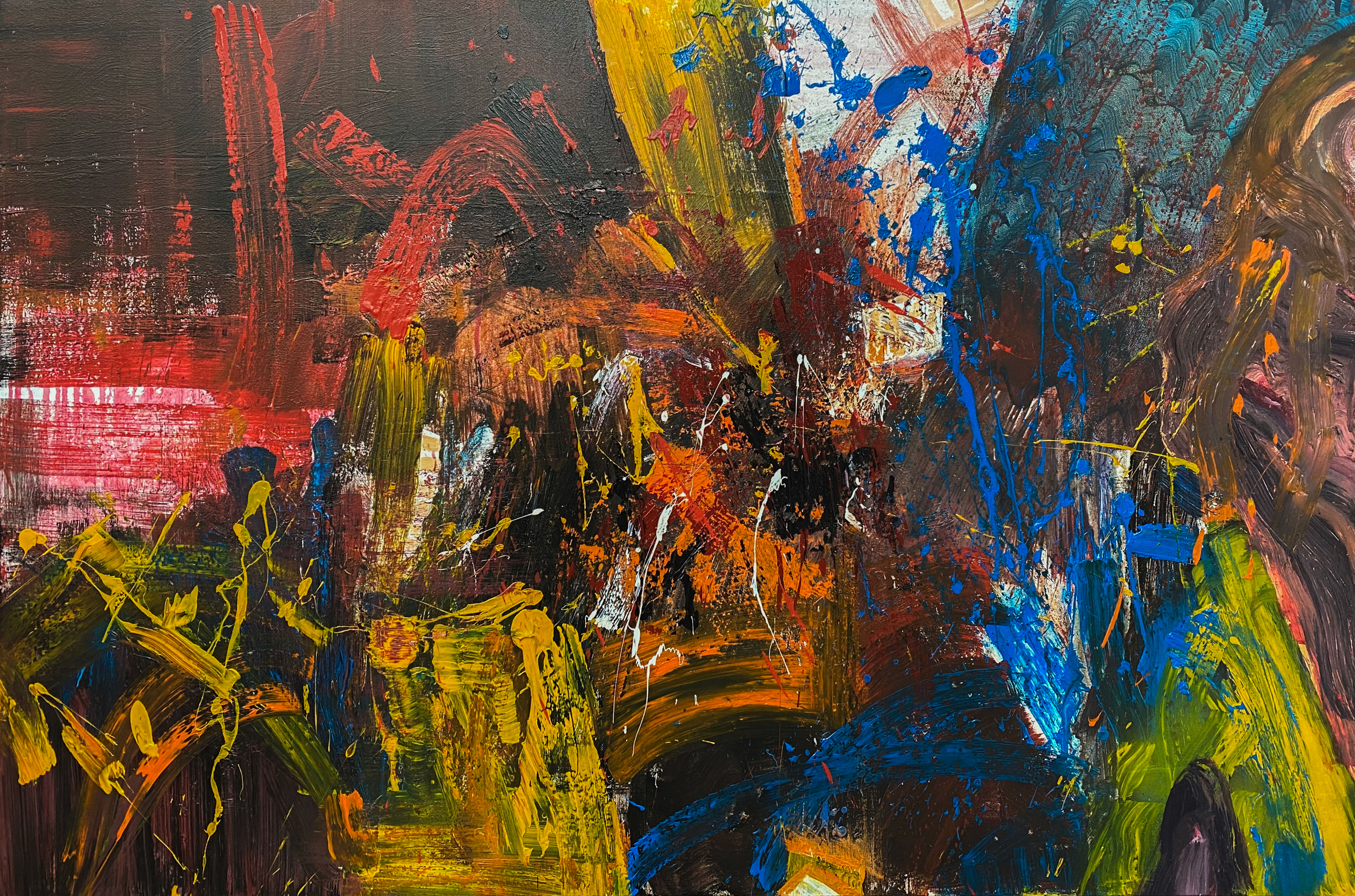 《涌.微光》100x80cm