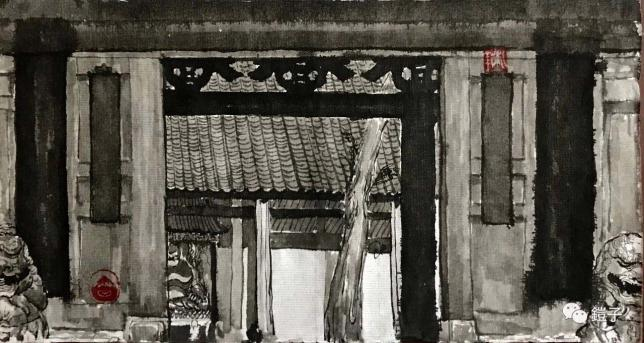 佛渡有錢人——入廟上香五塊錢27.5x14.5cm