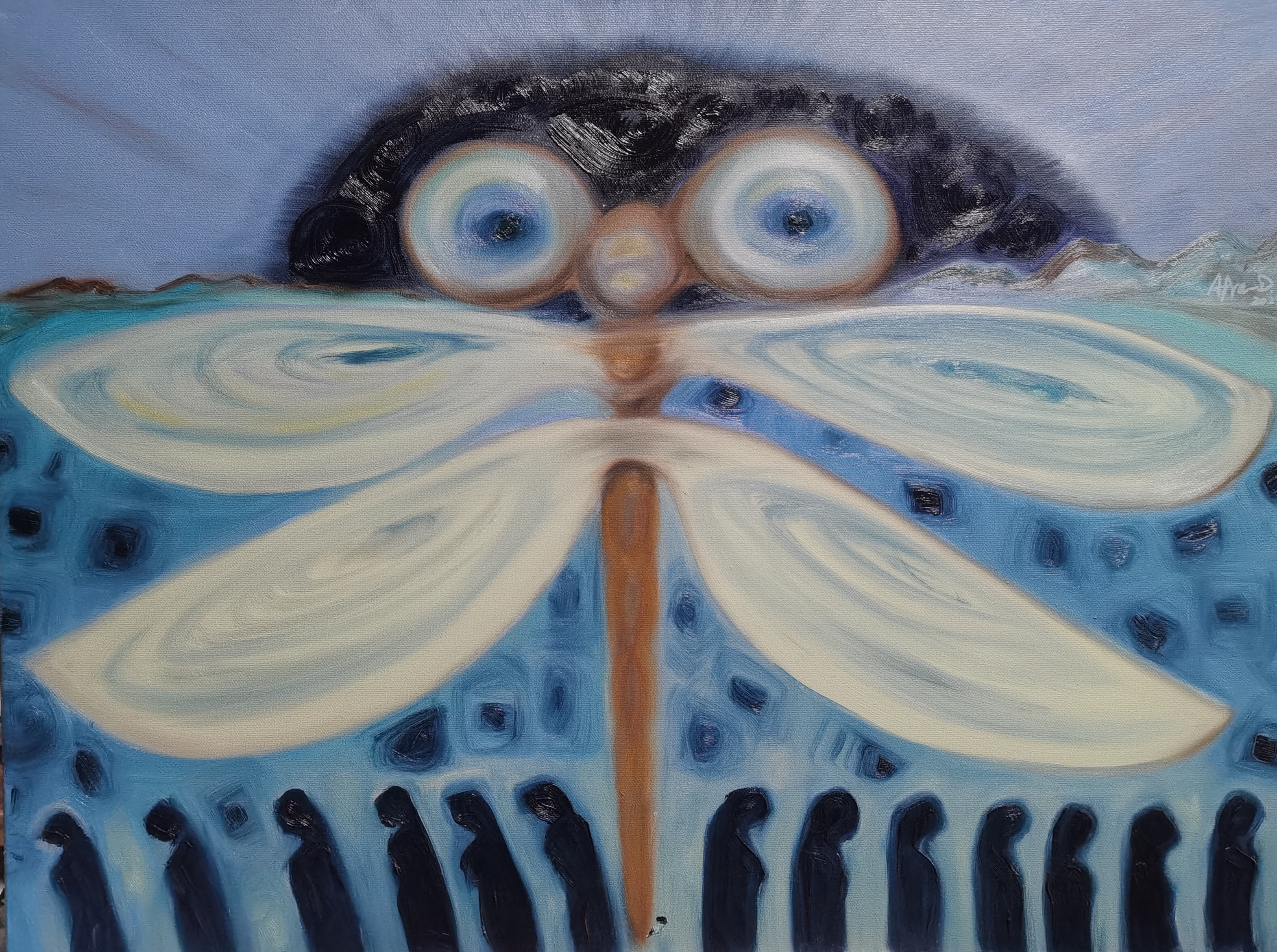 接引使者60×80cm