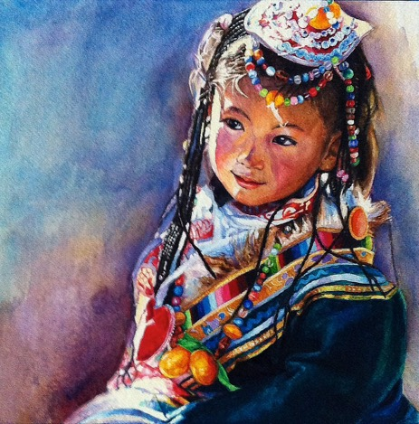 Oriental Expression series20x20_inch
