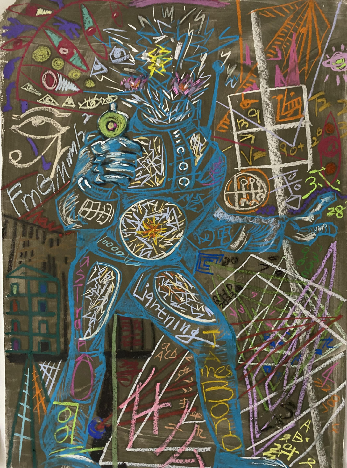 一念万相、炁归自然--“显像道诉”之 俯瞰篇（系列00084幅）78.1×108.6cm