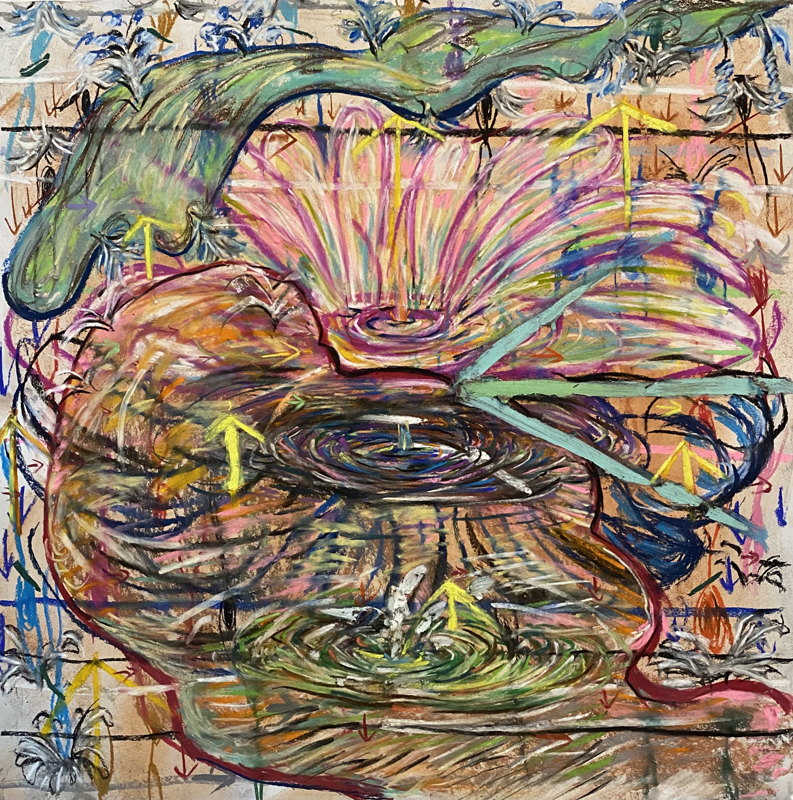一念万相、炁归自然-之 八门一界- 明藏（组画）60×60cm