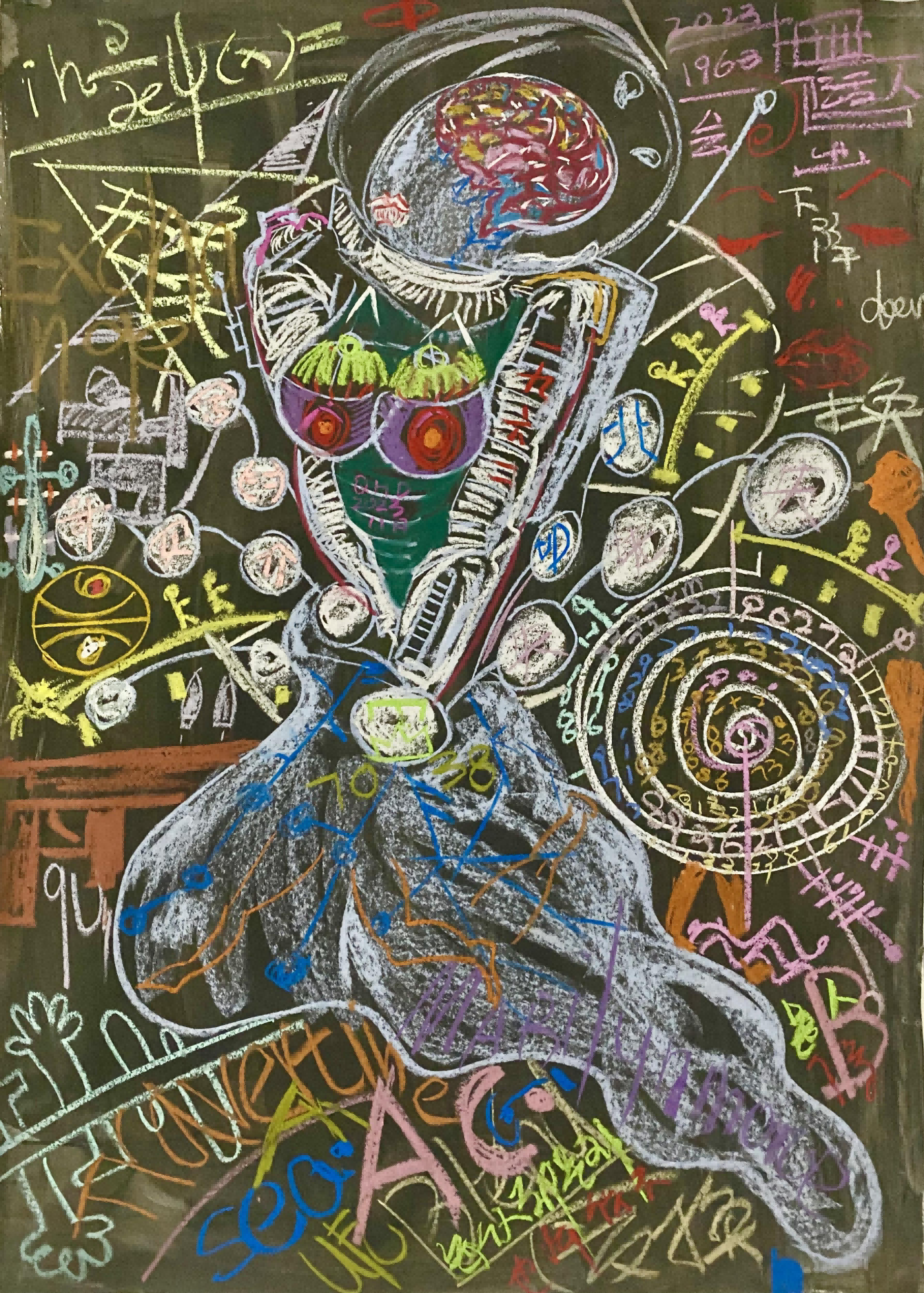 一念万相、炁归自然--“显像道诉”之 俯瞰篇（系列00093幅）78.1×108.6cm