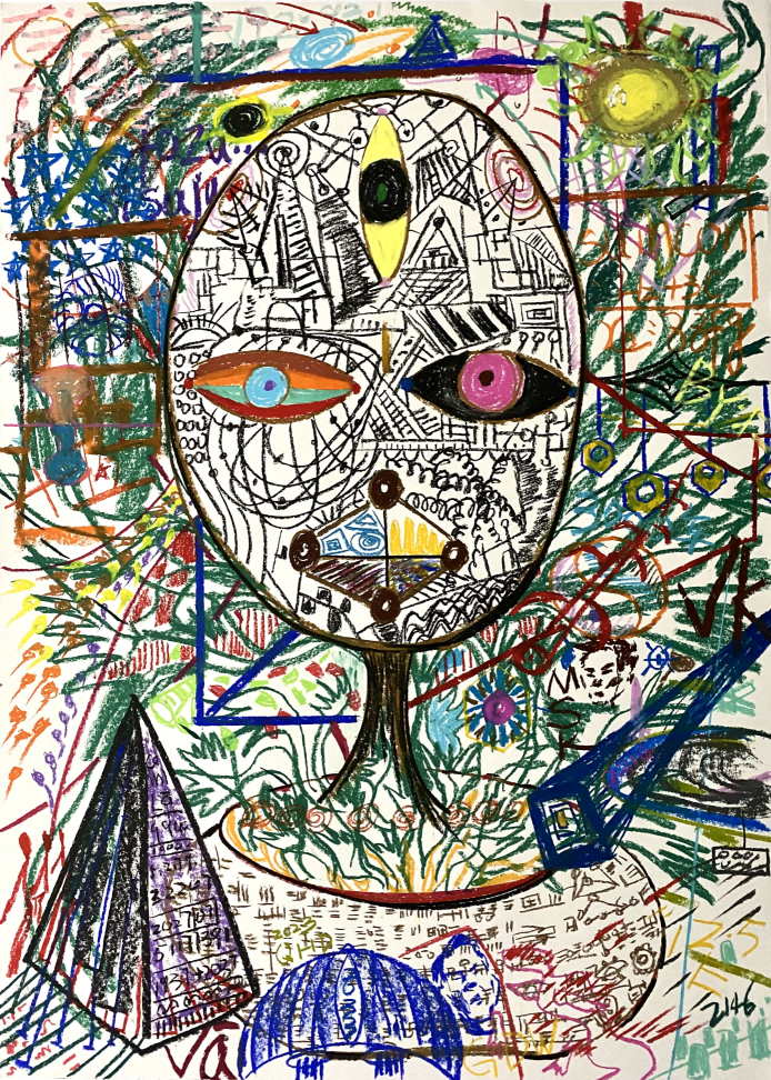 一念万相、炁归自然--“显像道诉”之 俯瞰篇（系列00211幅）78.1×108.6cm
