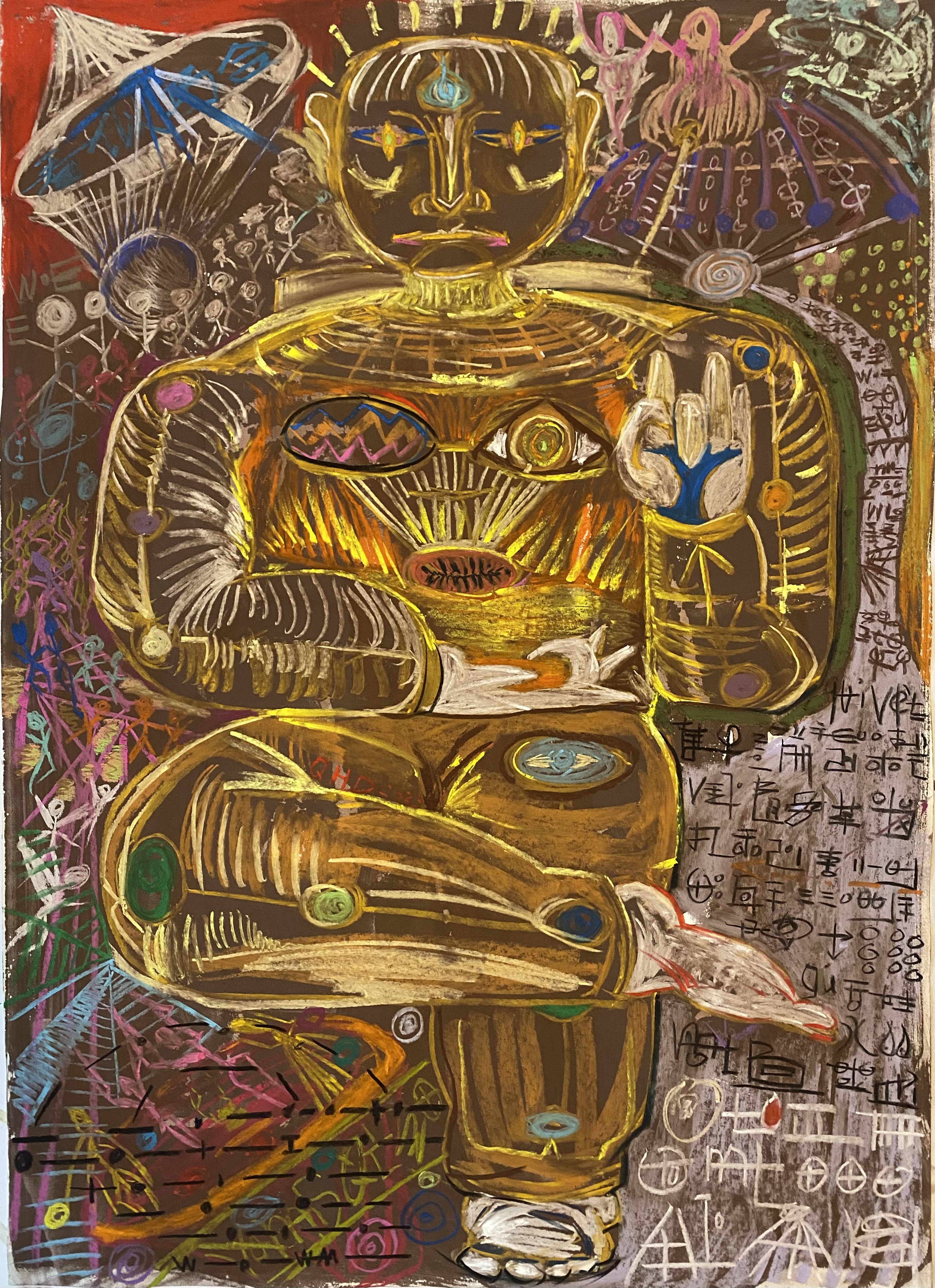 一念万相、炁归自然--“显像道诉”之 俯瞰篇（系列00515幅）78.1×108.10cm