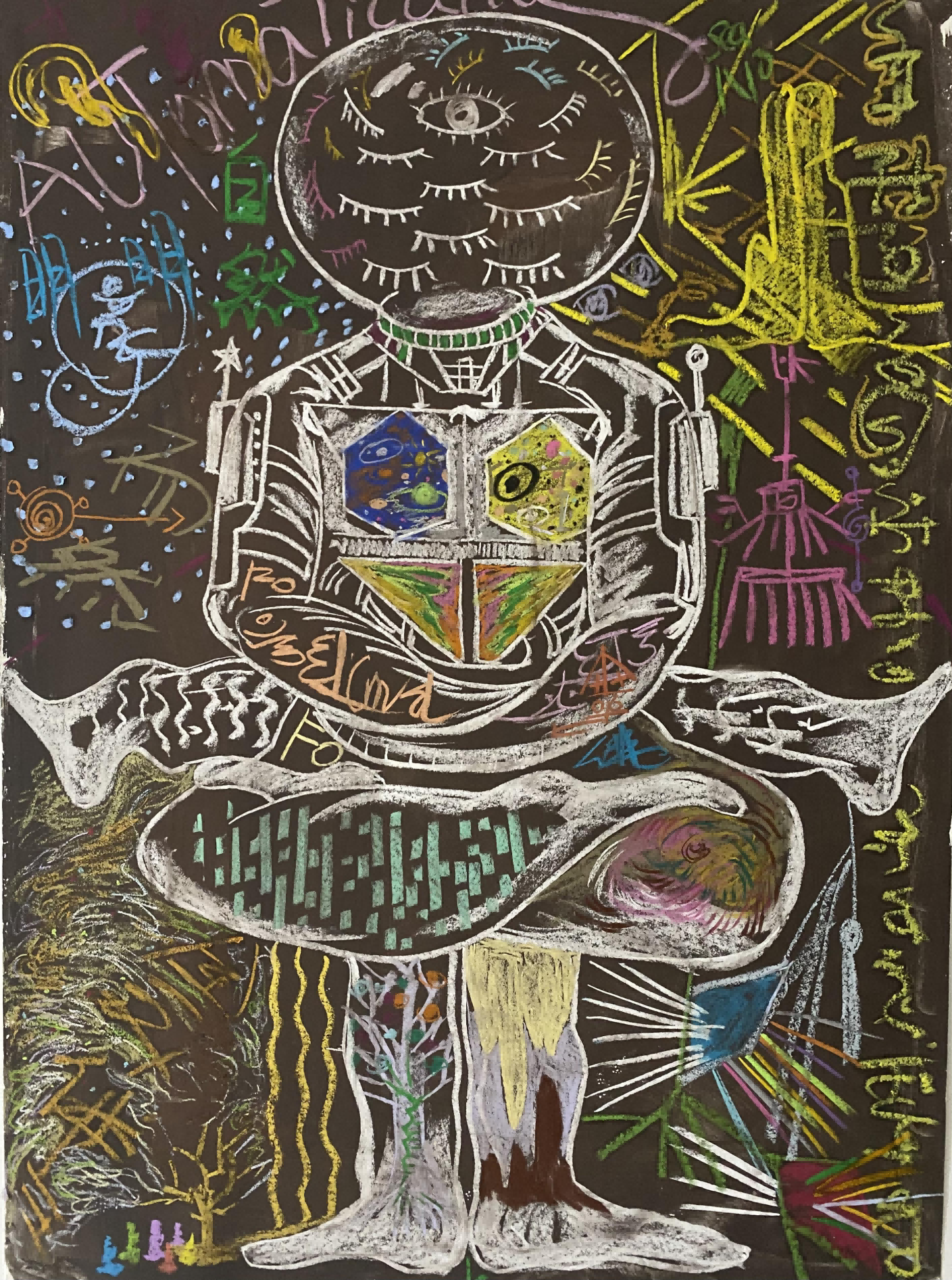 一念万相、炁归自然--“显像道诉”之 俯瞰篇（系列00035幅）78.1×108.6cm