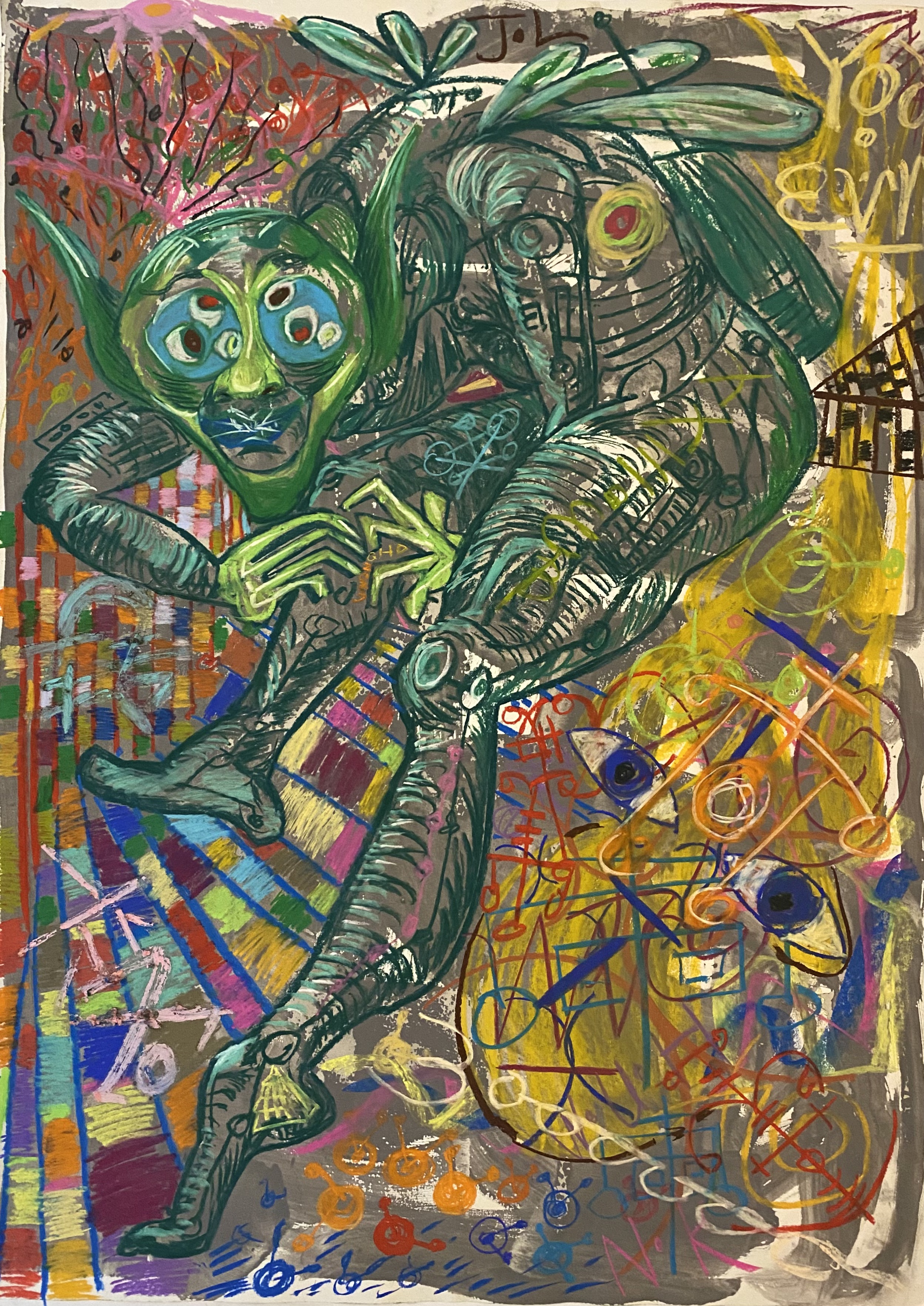 一念万相、炁归自然--“显像道诉”之 俯瞰篇（系列00314幅）78.1×108.10cm