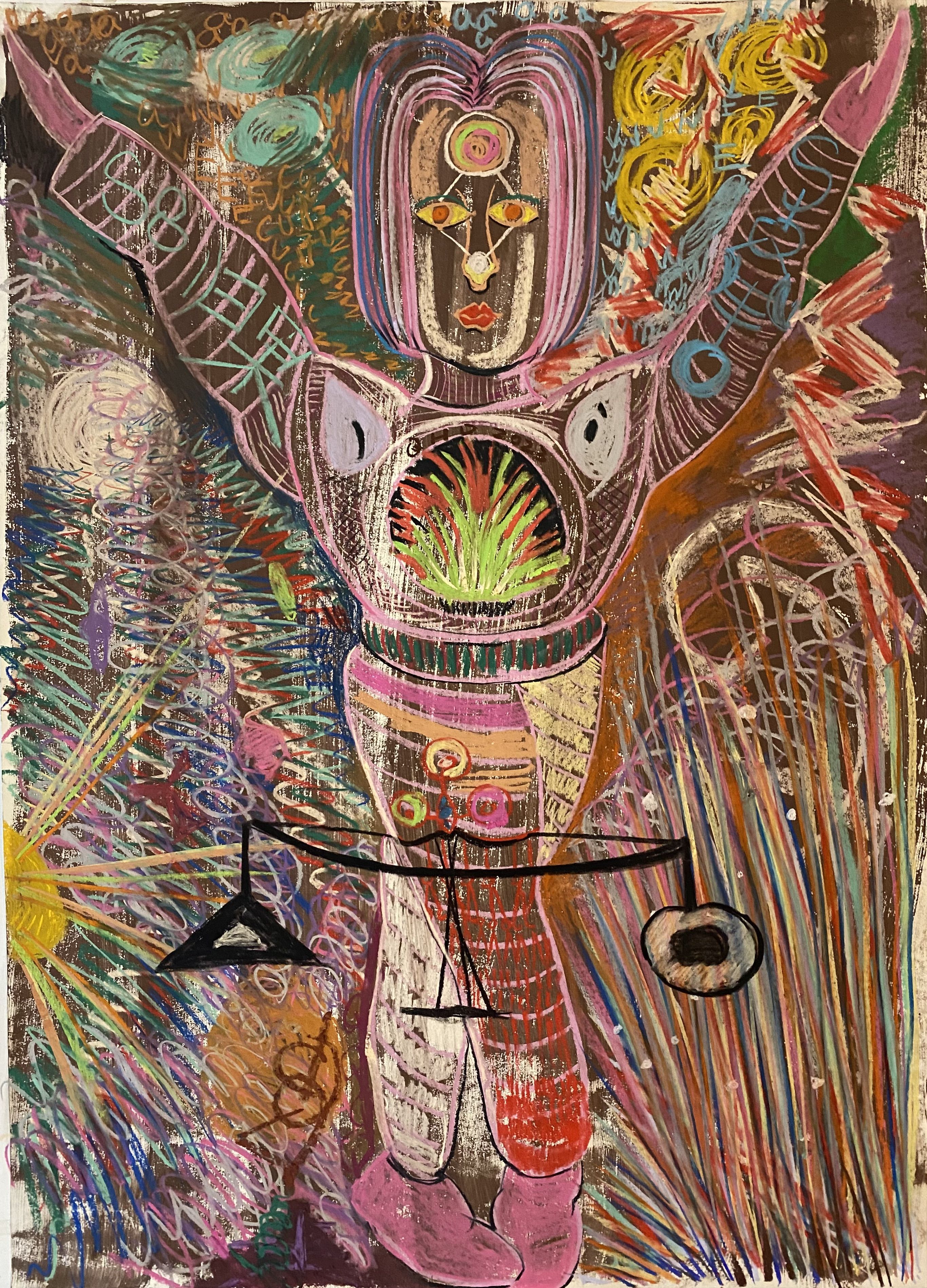 一念万相、炁归自然--“显像道诉”之 俯瞰篇（系列00816幅）78.1×108.10cm