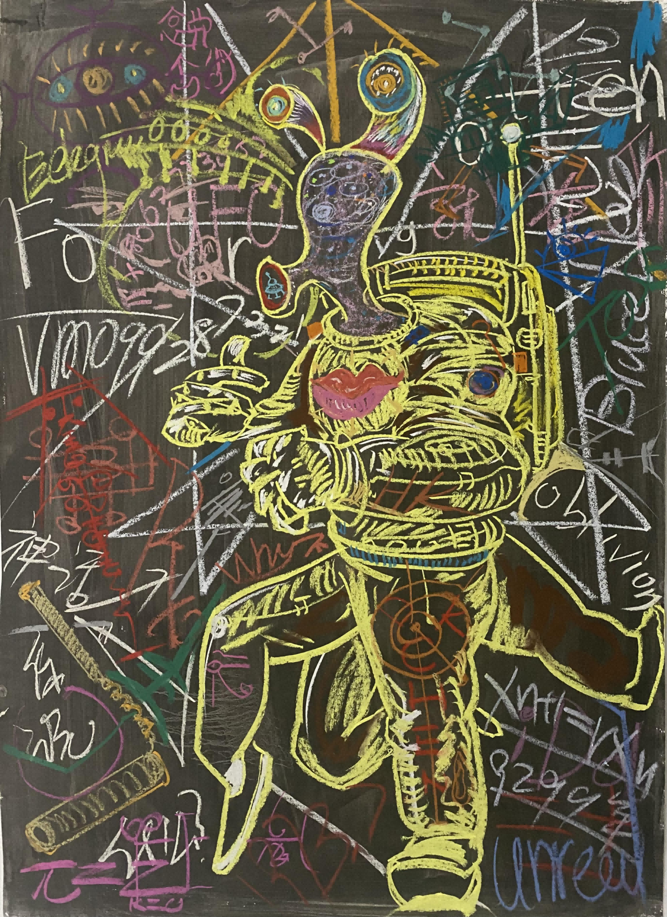 一念万相、炁归自然--“显像道诉”之 俯瞰篇（系列00056幅）78.1×108.6cm