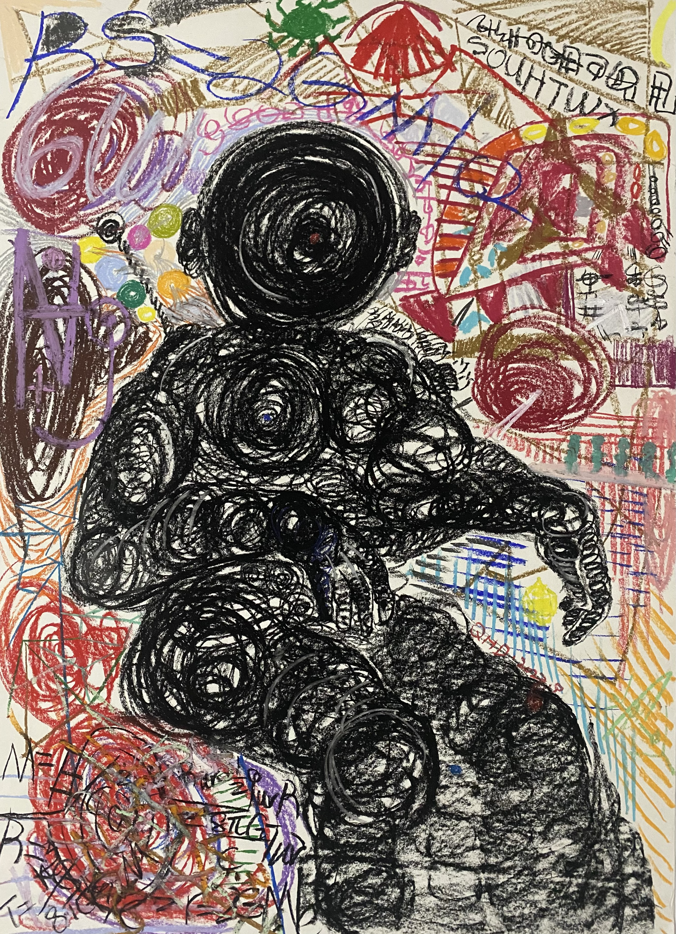 一念万相、炁归自然--“显像道诉”之 俯瞰篇（系列00018幅）78.1×108.6cm
