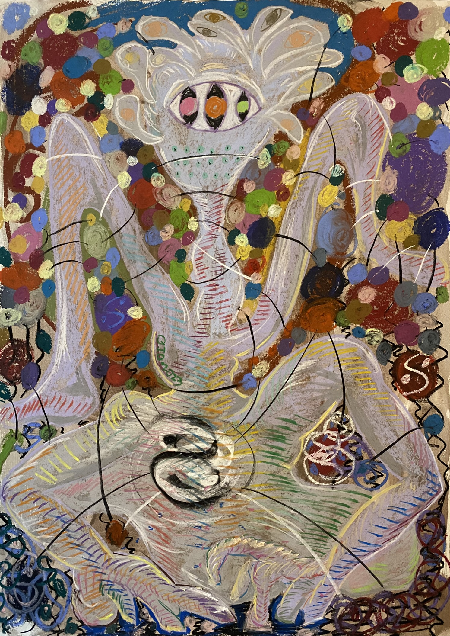 一念万相、炁归自然--“显像道诉”之 俯瞰篇（系列00918幅）78.1×108.10cm
