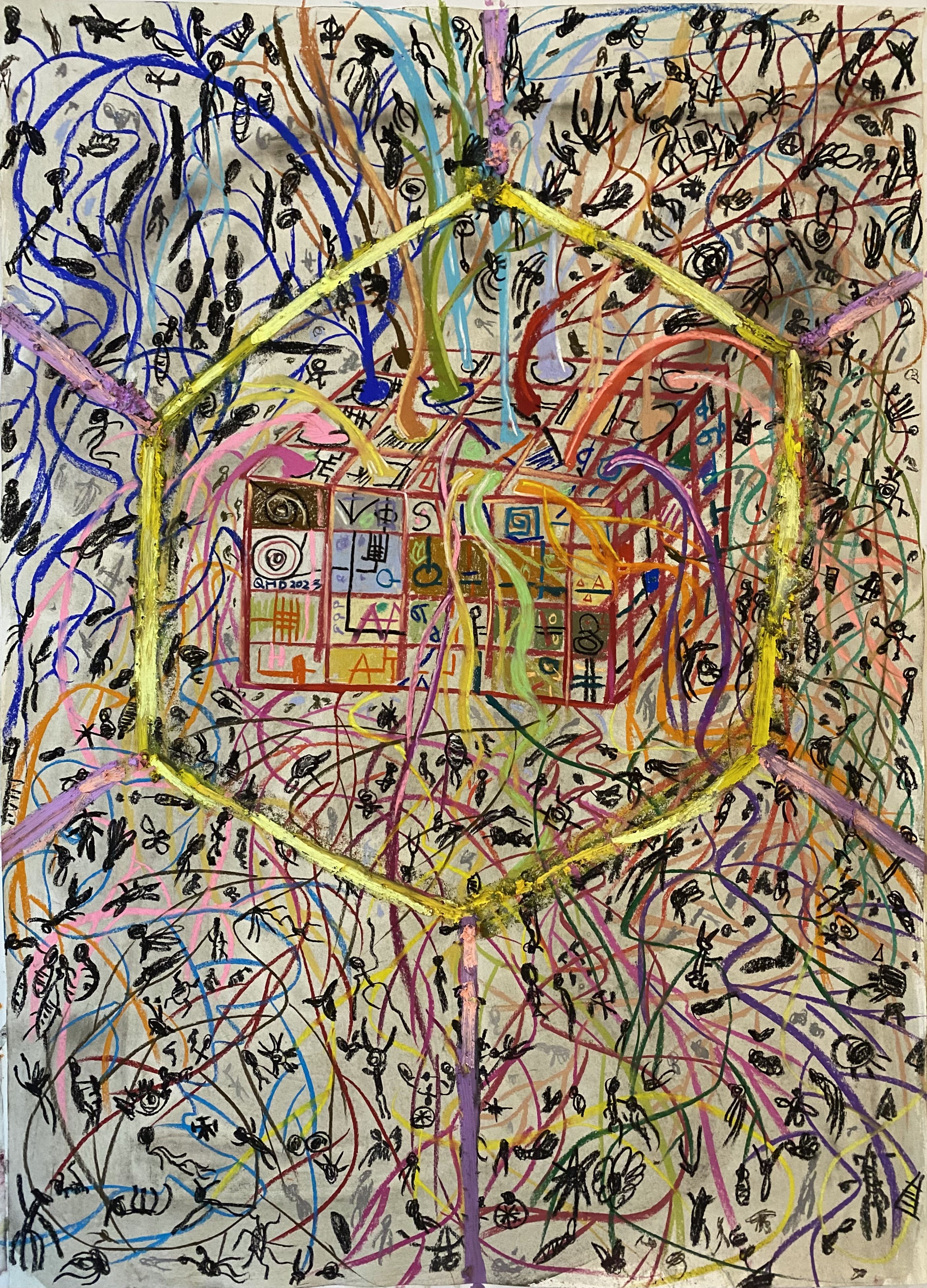 一念万相、炁归自然--“显像道诉”之 俯瞰篇（系列00121幅）78.1×108.10cm