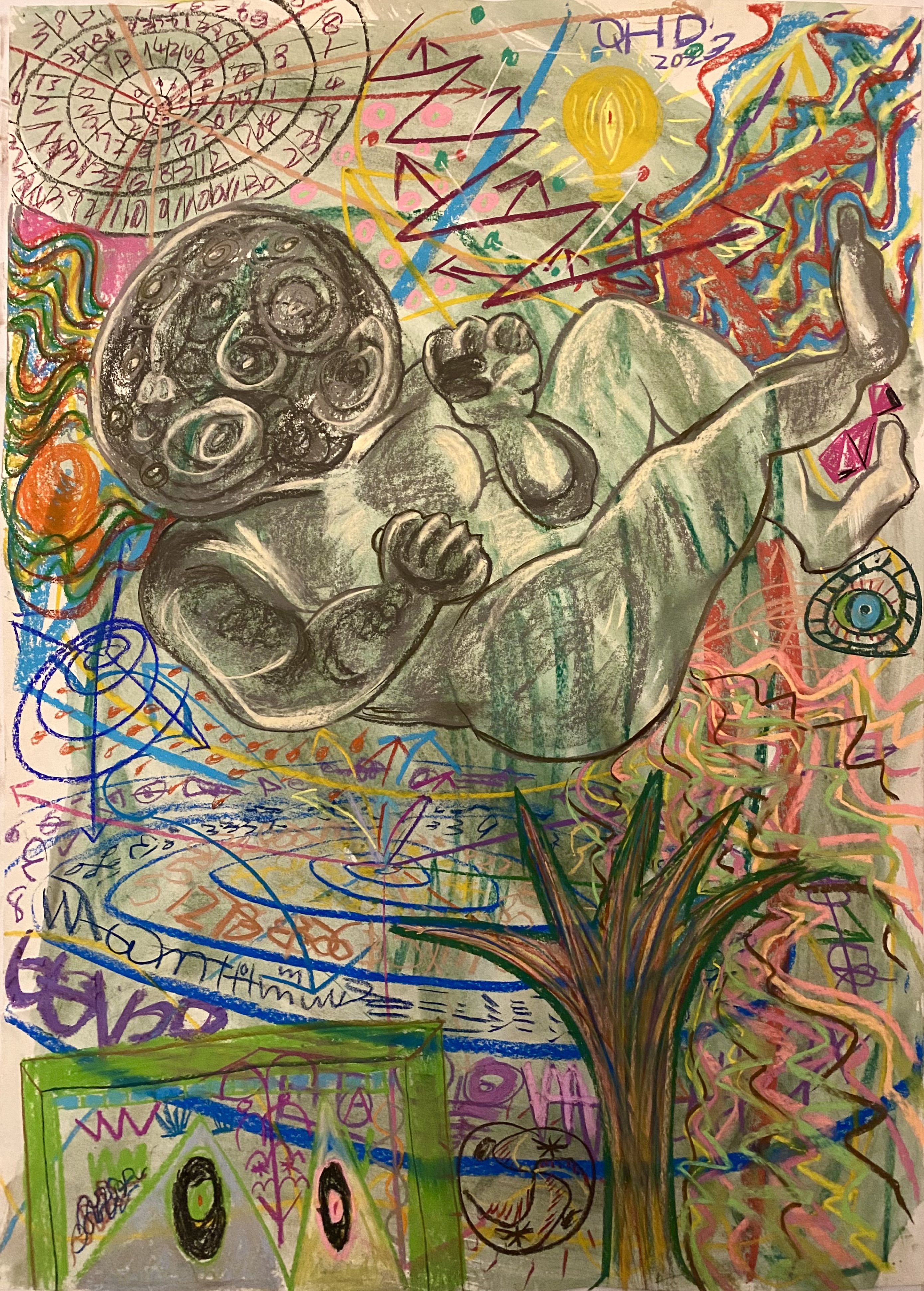 一念万相、炁归自然--“显像道诉”之 俯瞰篇（系列00120幅）78.1×108.10cm