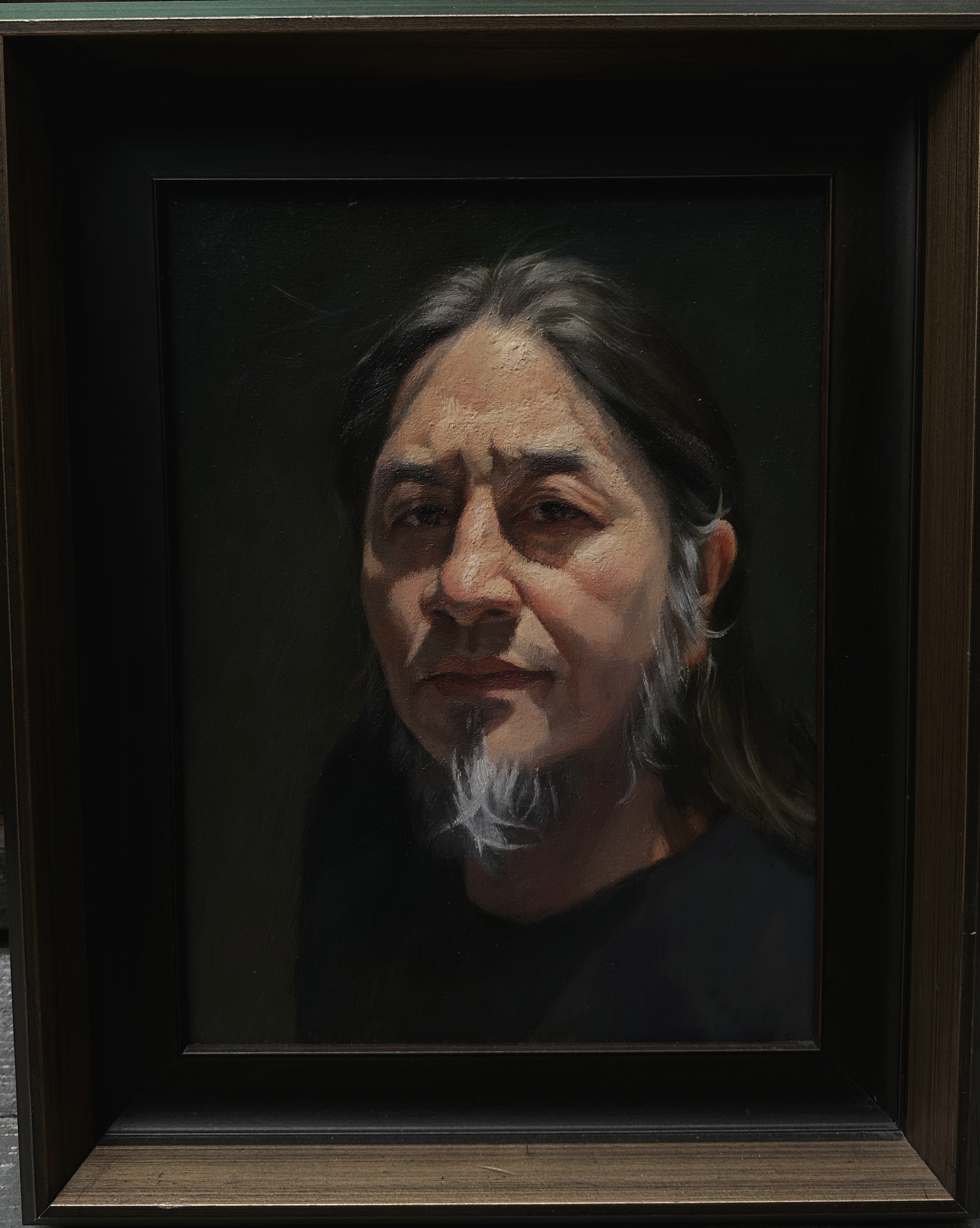 自画像30x40cm