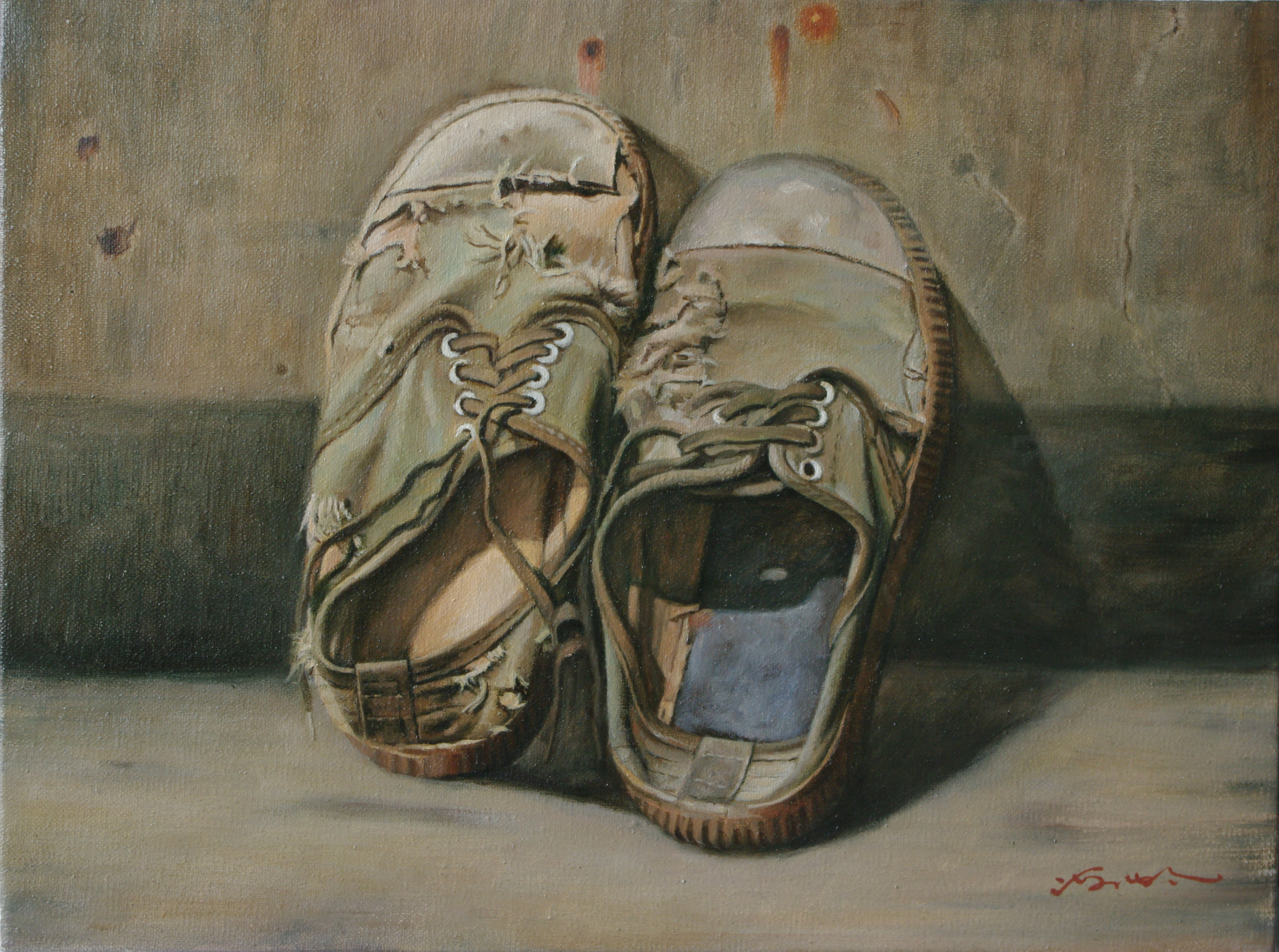 相依相偎40x50cm