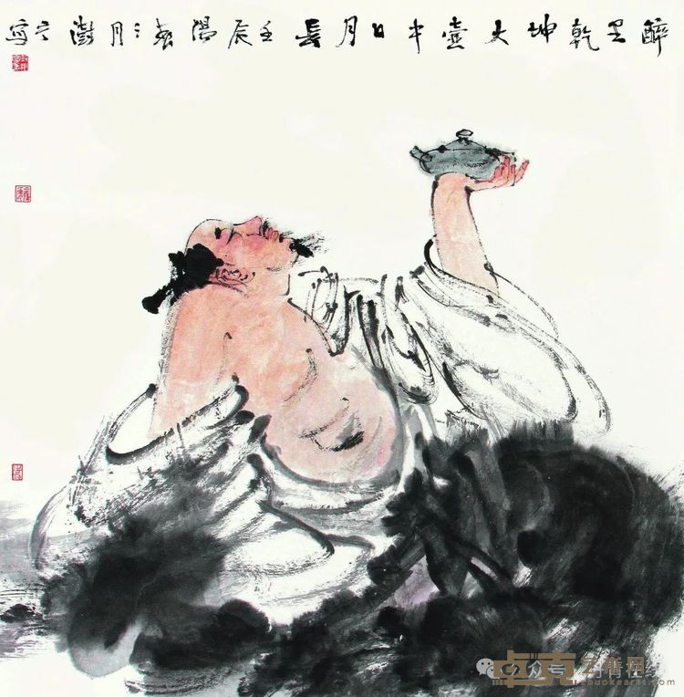 醉里乾坤大 68x68cm