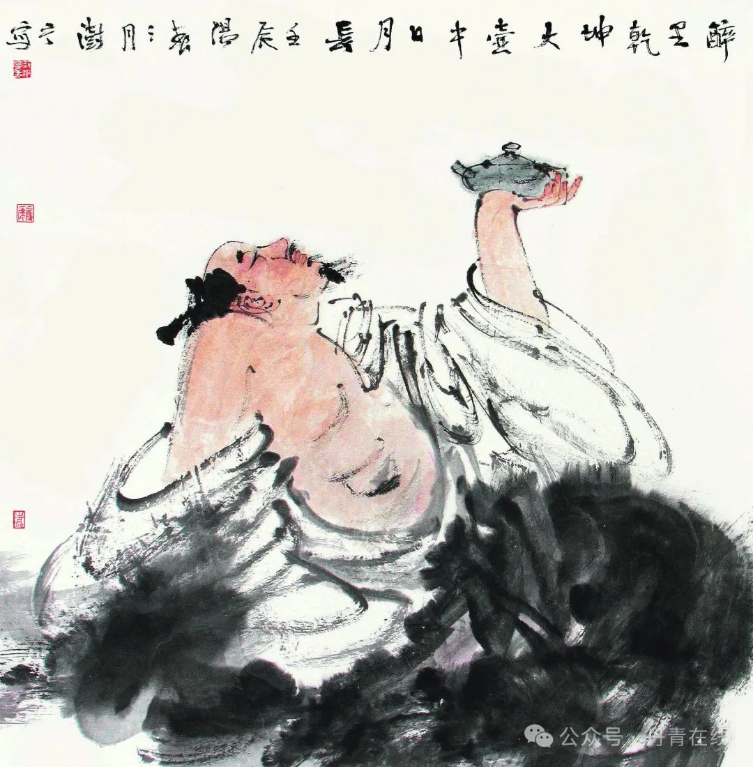 醉里乾坤大68x68cm