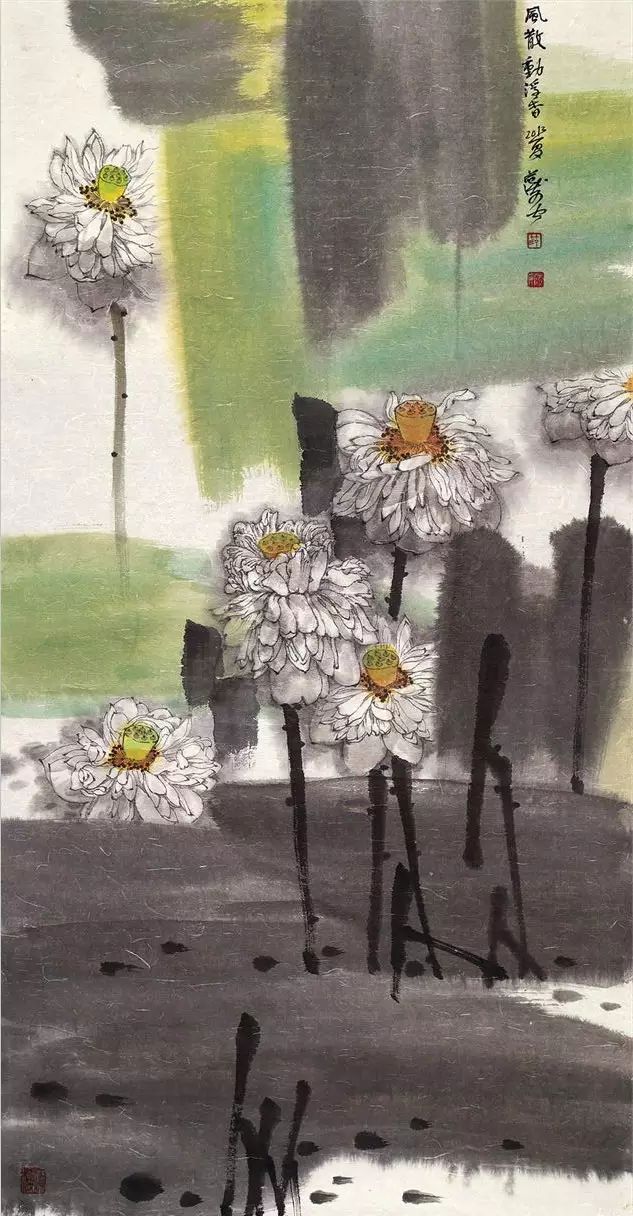 风散动浮香143×76cm