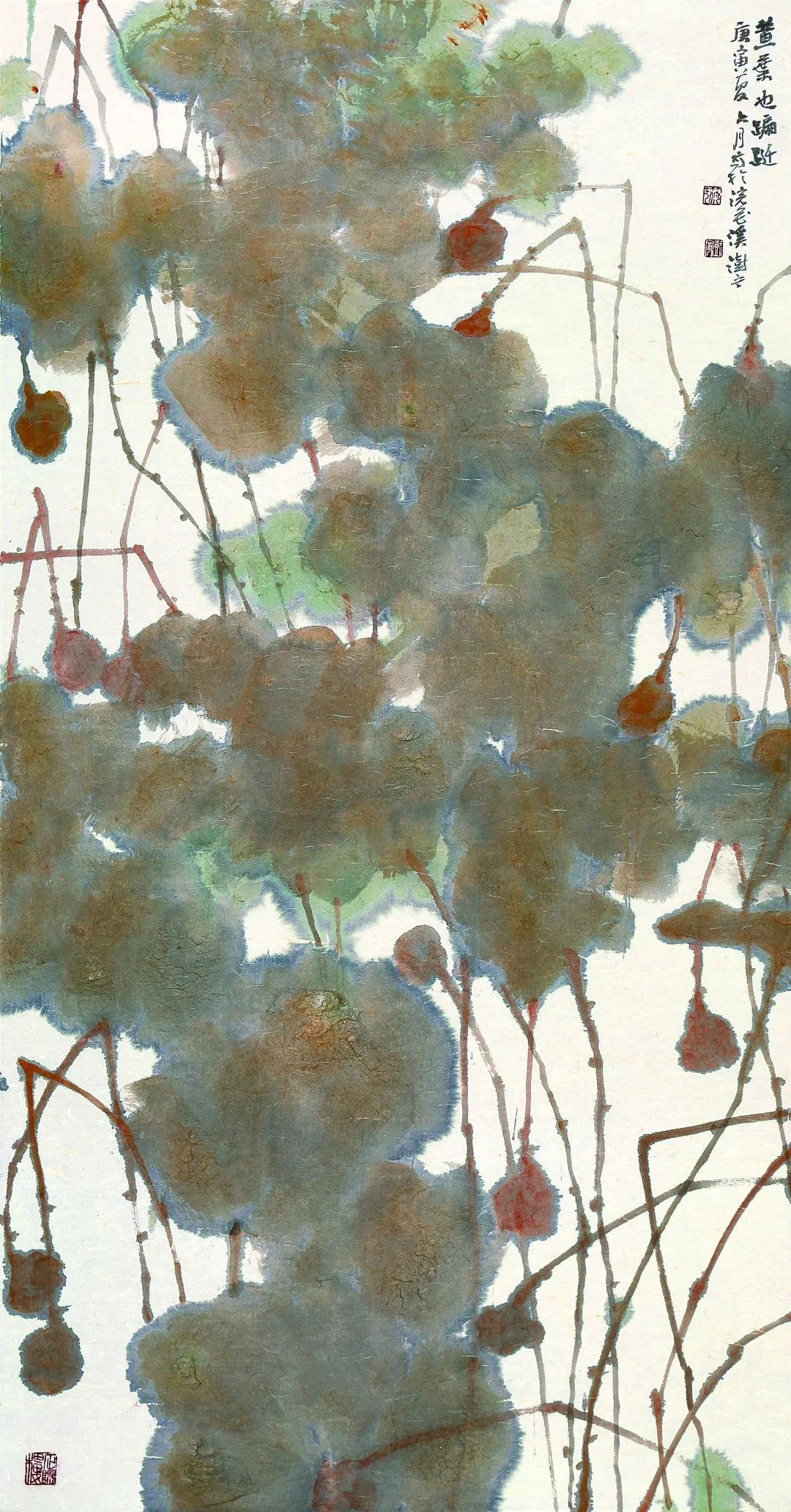 黄叶也蹁跹143x76cm
