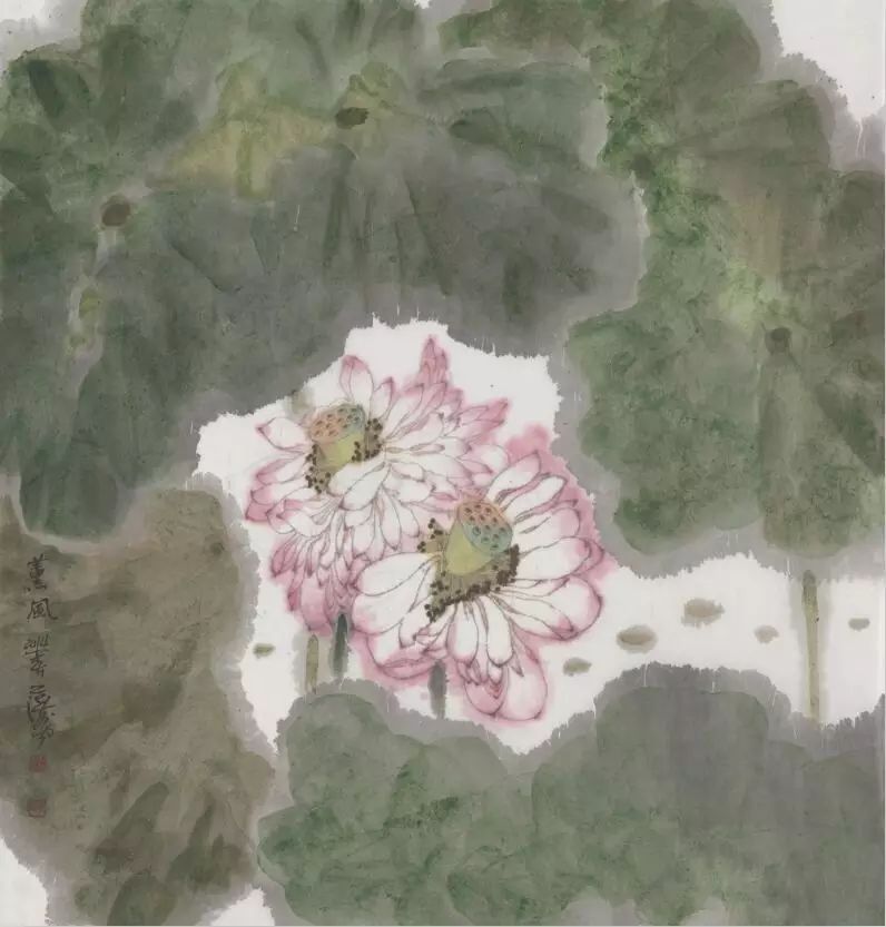 薫风76×72cm